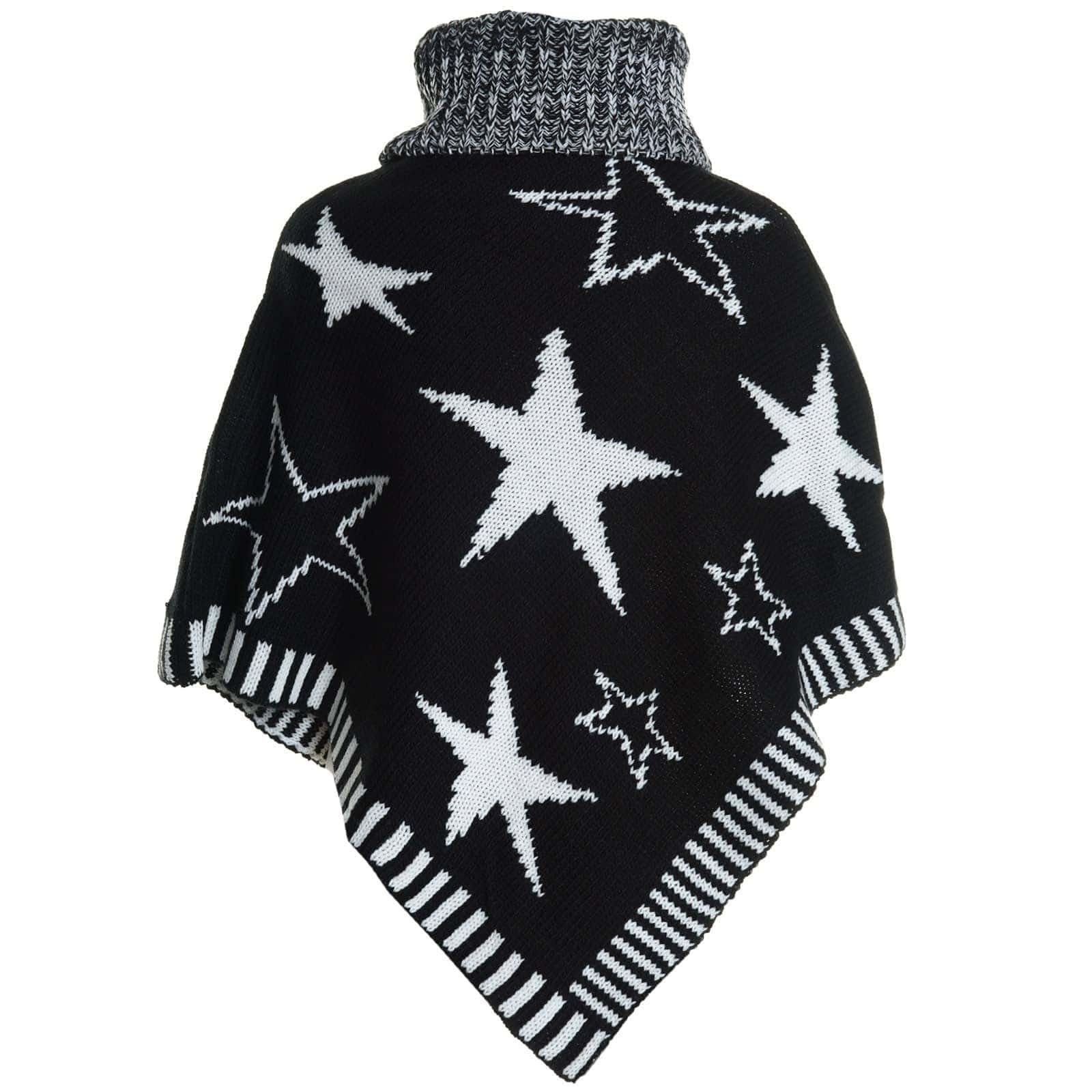 BEZLIT Poncho Mädchen Poncho mit Schalkragen 20562 (1-St) mit Rollkragen