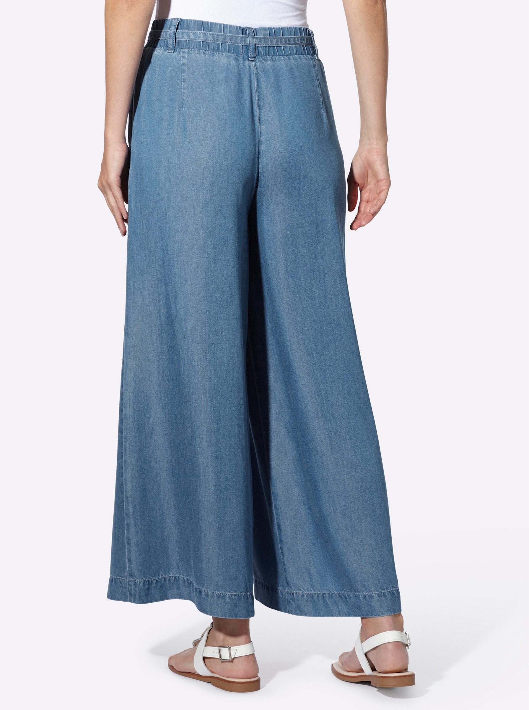 heine Bequeme Jeans Lyocell-Hose erhöht