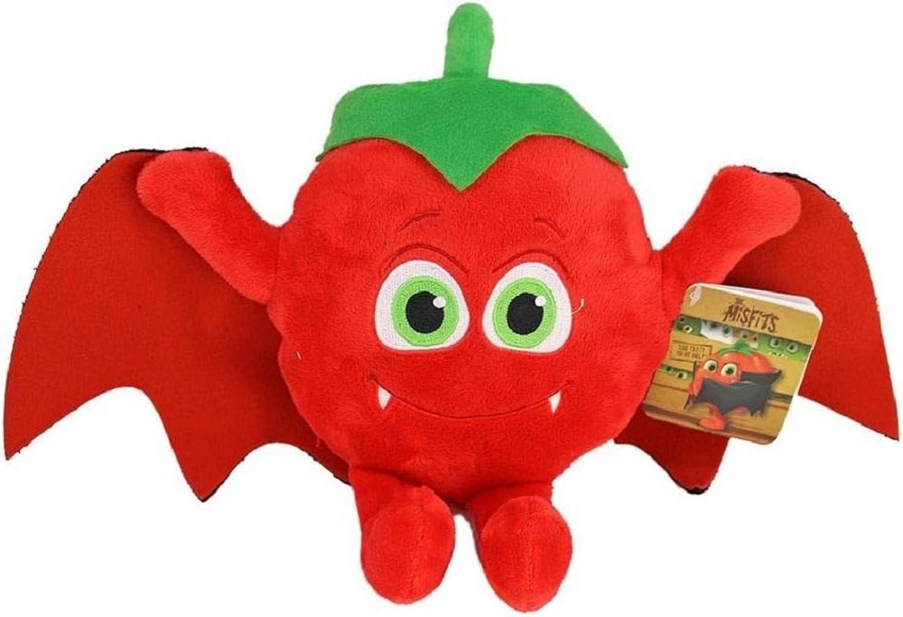 soma Kuscheltier Kuscheltier Plüschtier The Misfits 26 cm Kissen Tomate Dracula 26 cm (1-St), Super weicher Plüsch Stofftier Kuscheltier für Kinder zum spielen