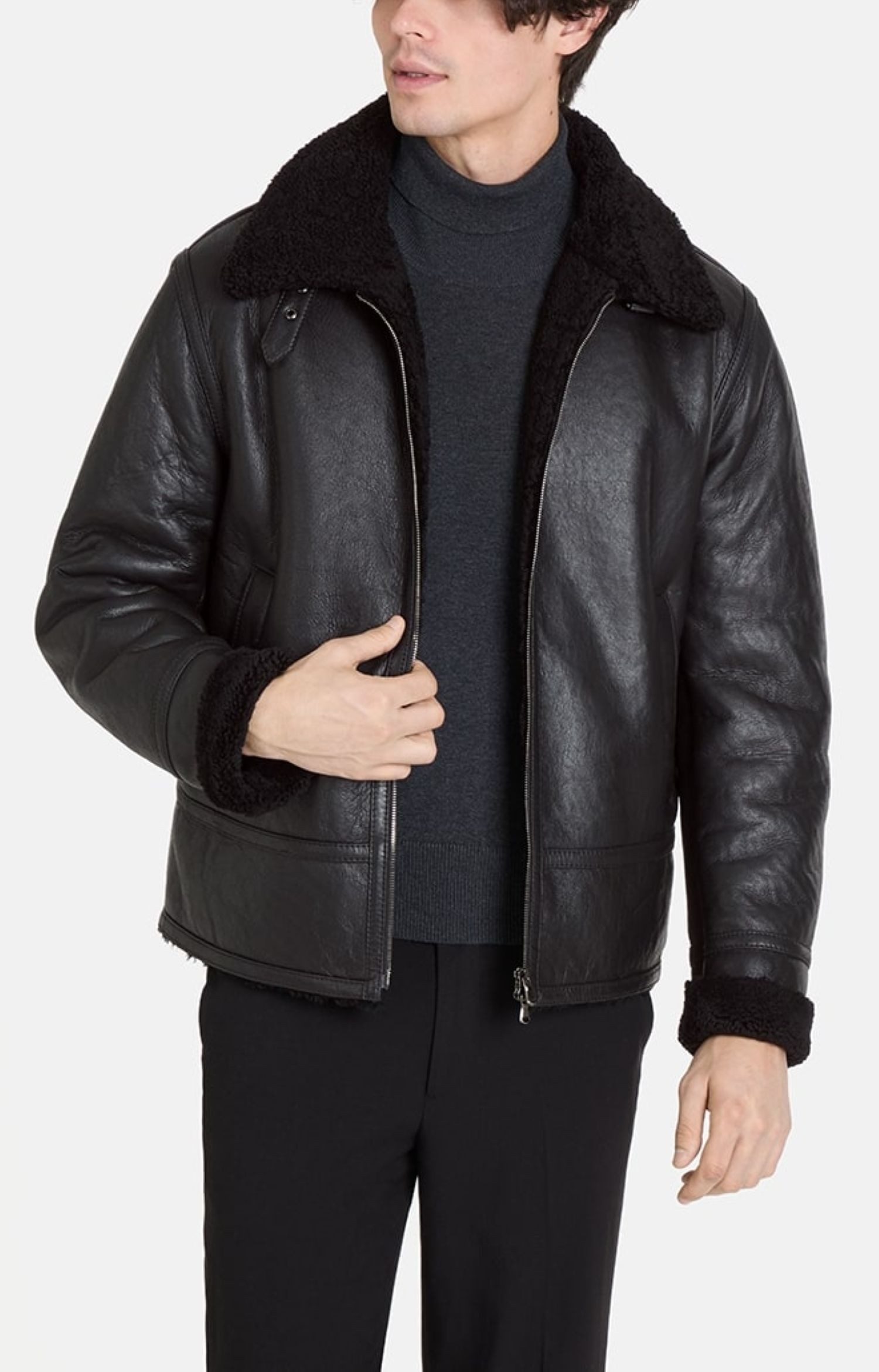 Valcuer 1887 Lederjacke Milan VC aus echtem Lammfell