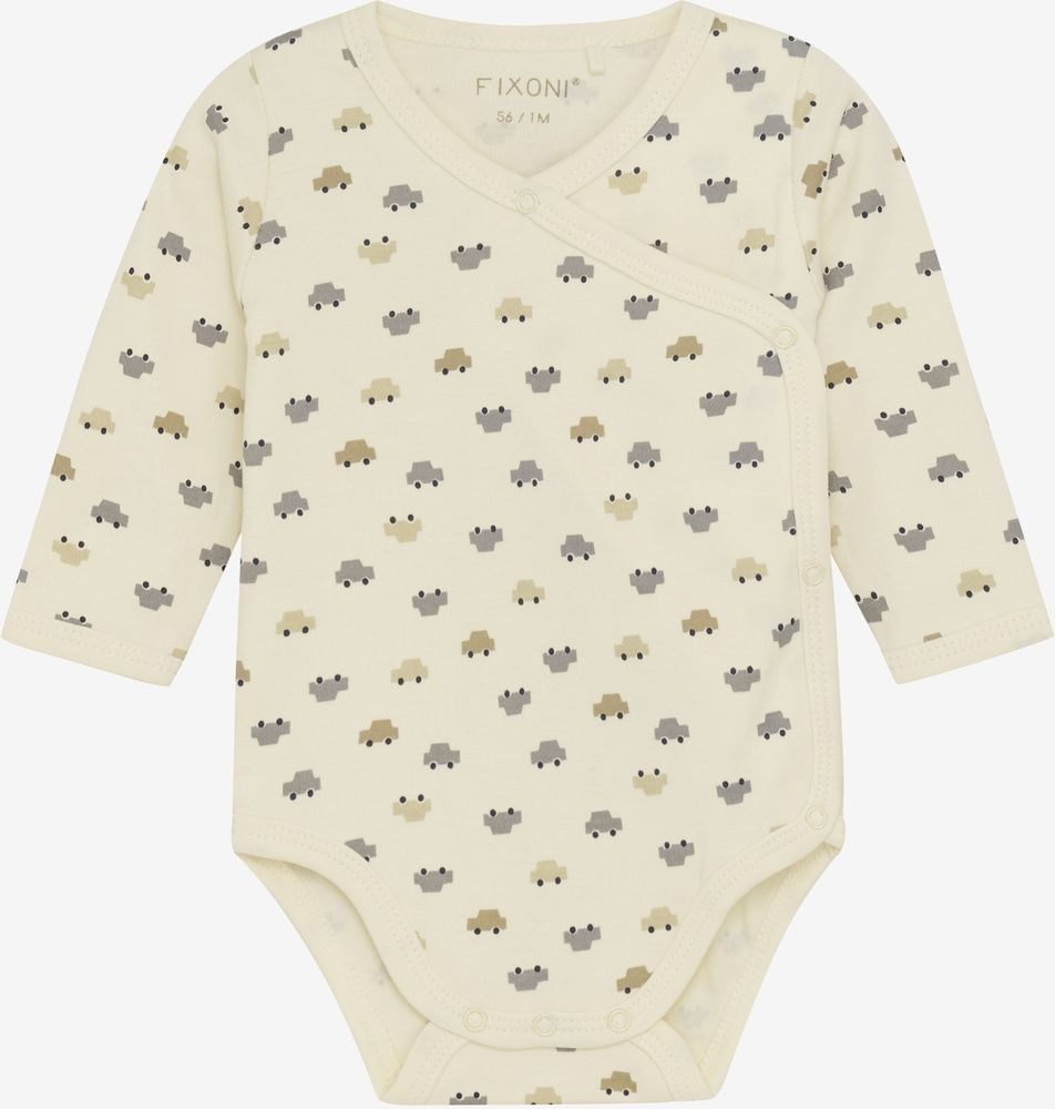 Fixoni Langarmbody Wrap Body LS mit AOP