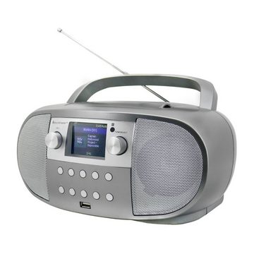 Soundmaster SCD7600TI Internetradio Bluetooth DAB+ CD USB MP3 Hörbuchfunktion Internet-Radio (Internet, DAB+, UKW, 4 W, Internet, Netzwerkplayer, DAB+, Fernbedienung, CD-Player)