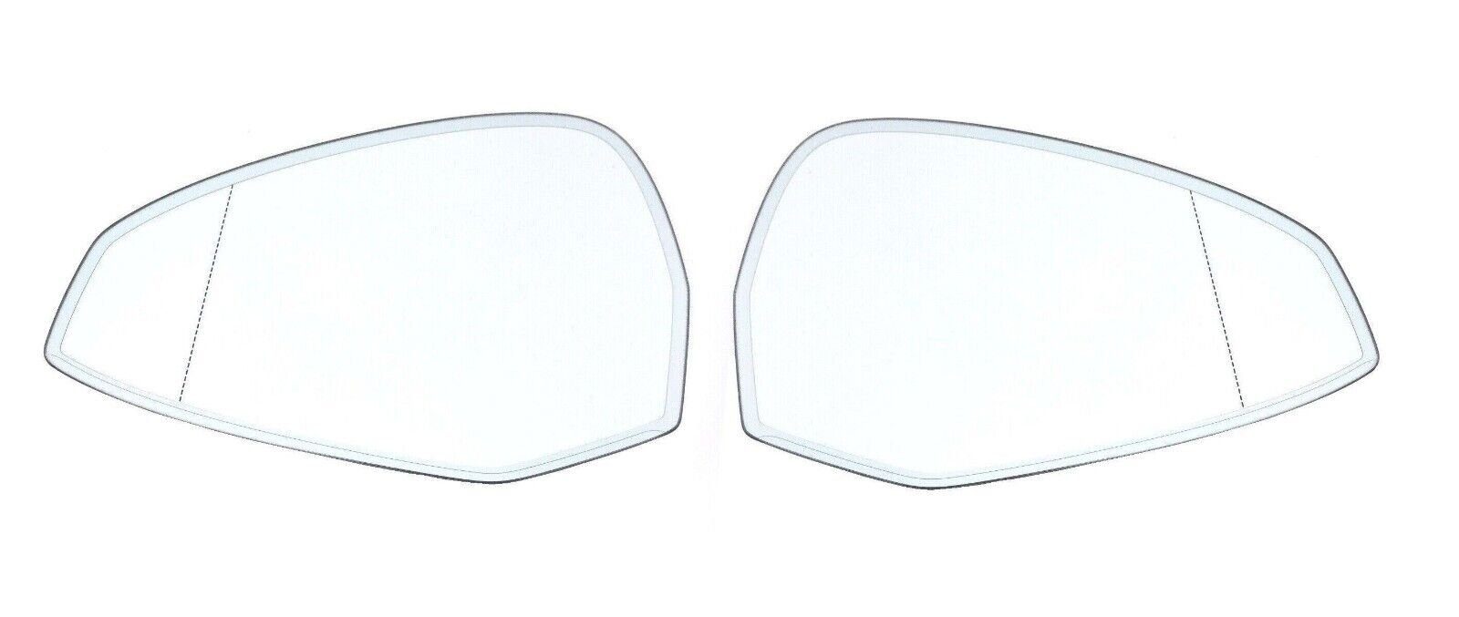Außenspiegelglas (Spiegelglas) für AUDI A5 rechts und links