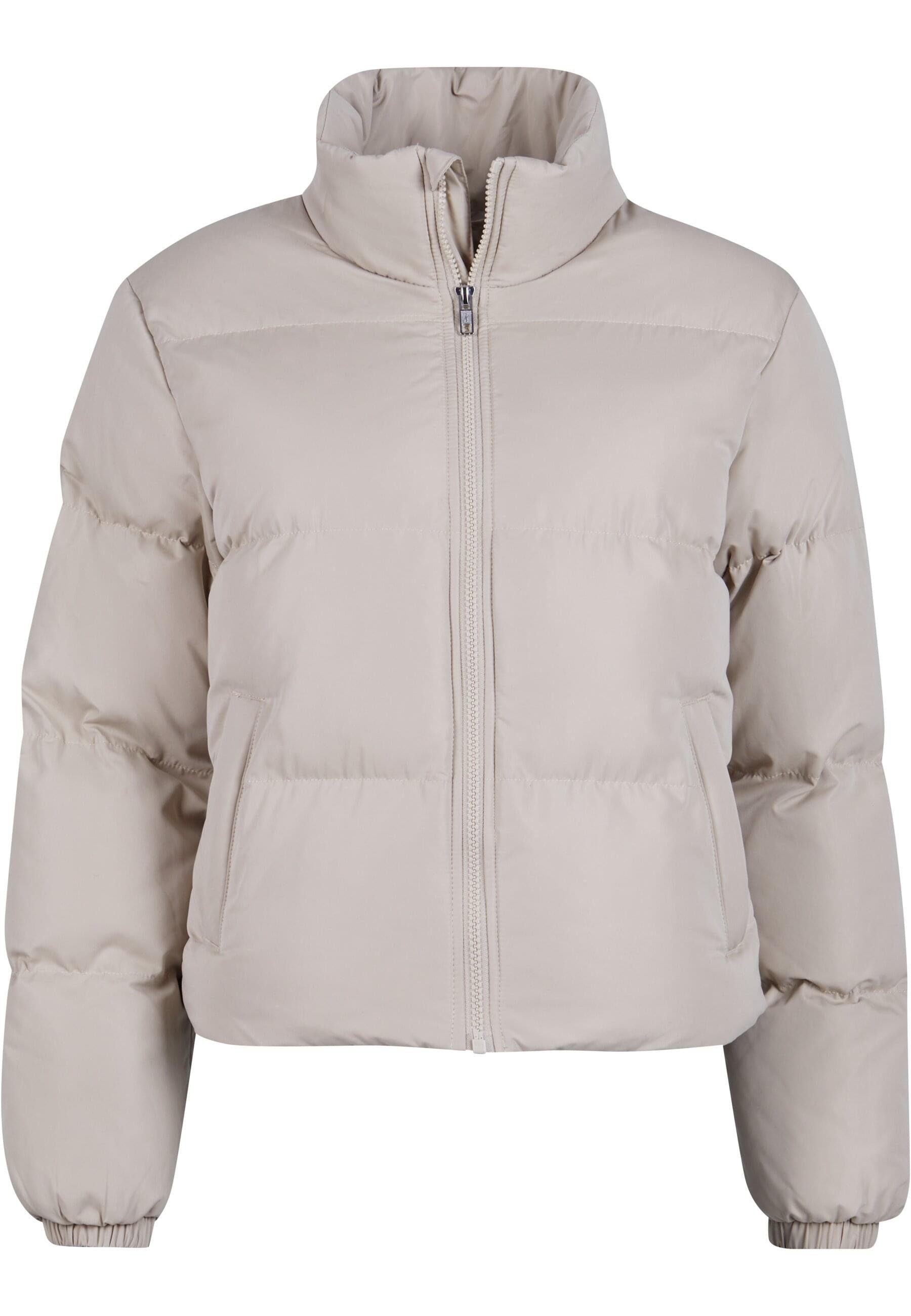 URBAN CLASSICS Winterjacke Urban Classics Damen Ladies Short Peached Puffer Jacket (1-St)