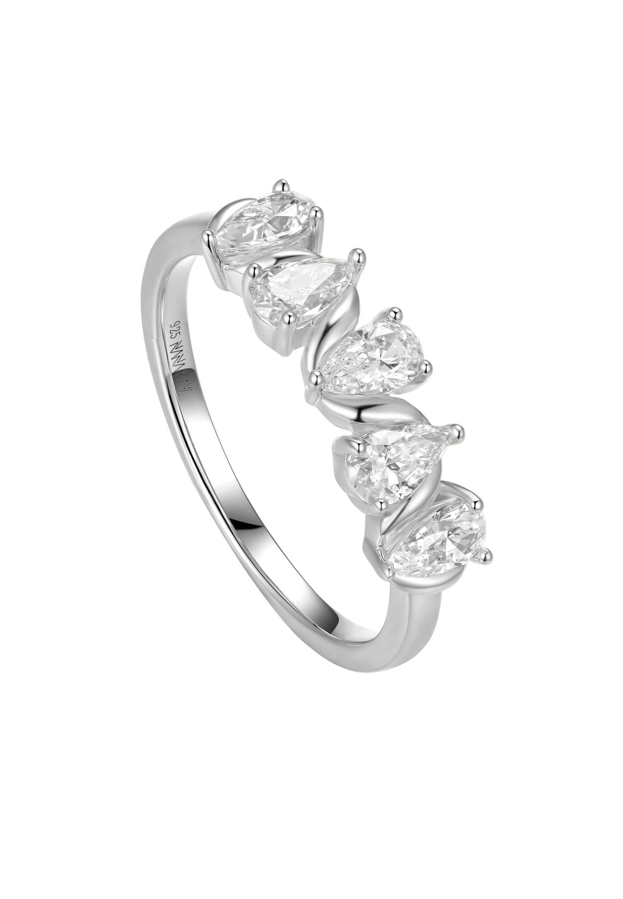 NANA KAY Fingerring Sparkly Couture, mit farblosem Stein