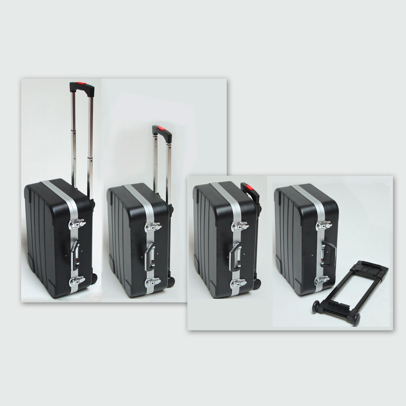 DEMA Werkzeugkoffer ABS Hartschalen Werkzeugkoffer Trolley - Tolleykoffer 48 x 36 x 25 cm