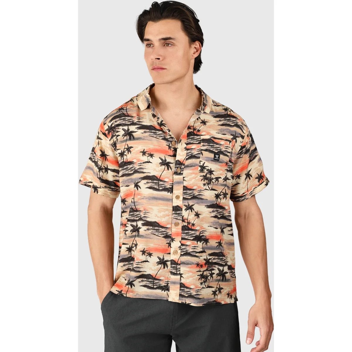 Brunotti Outdoorhemd Conrad Men Shirt SUNSET PALM GINGER