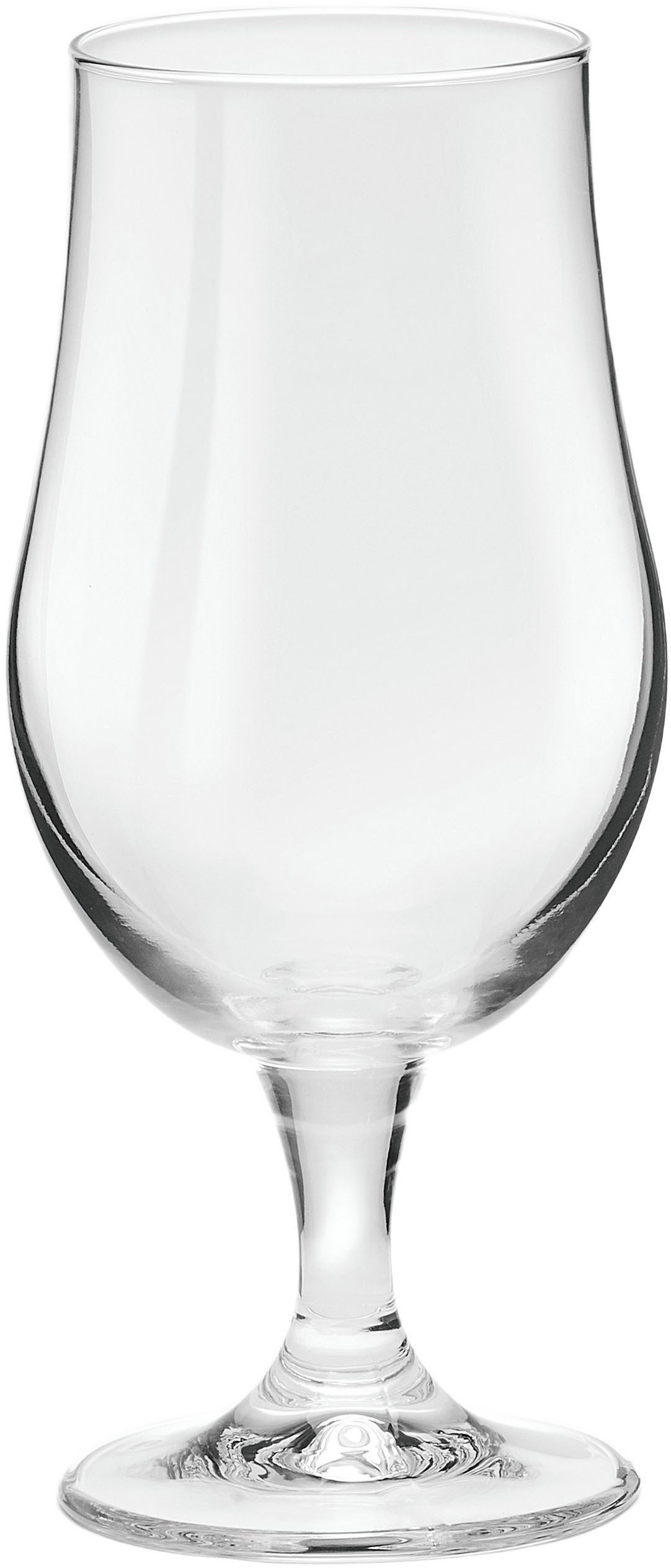 van Well Bierglas Ida, 4-tlg., Glas, spülmaschinengeeignet, 37 cl, 4-teilig
