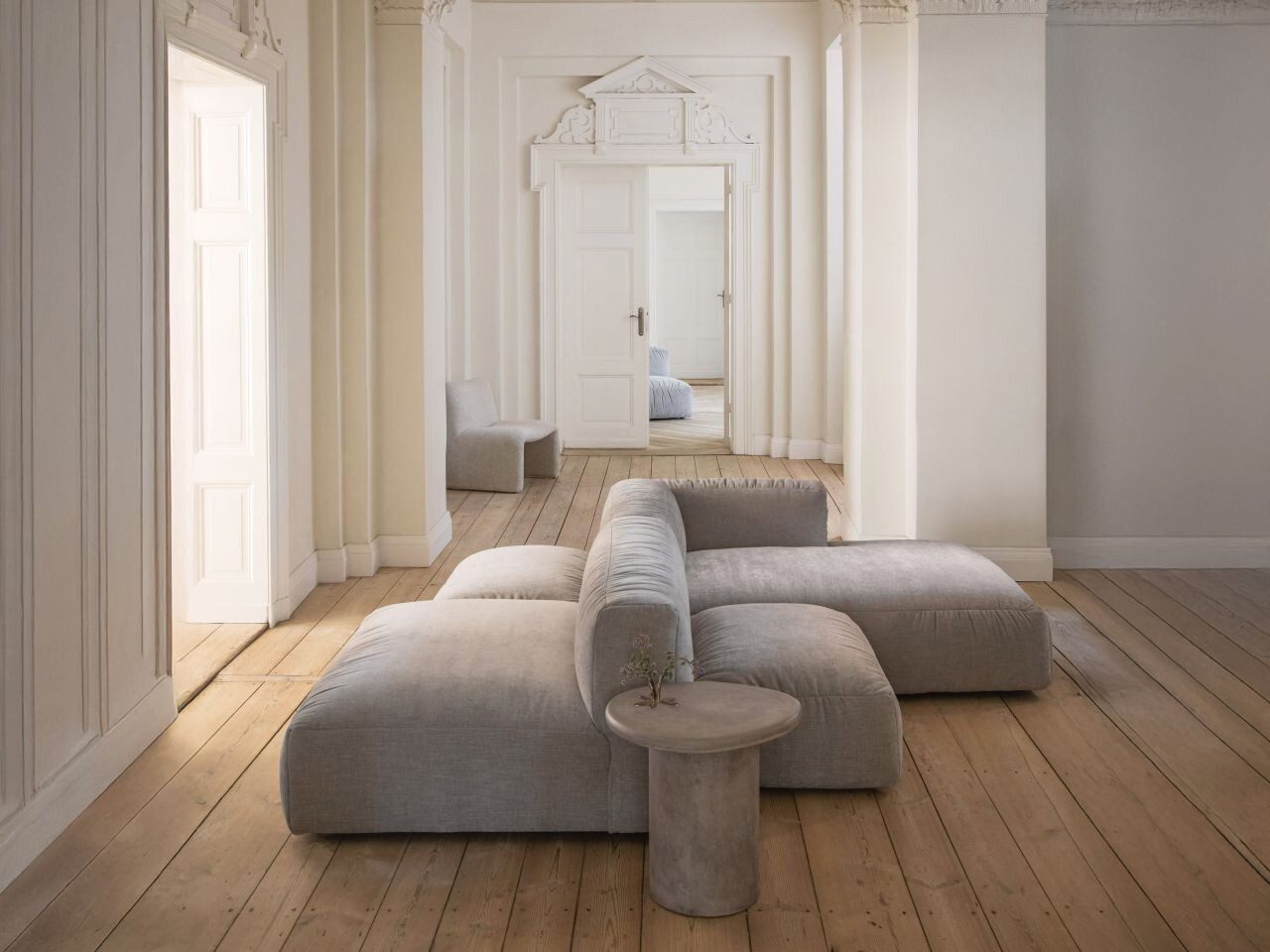 Micadoni Sofa-Eckelement Martina, Eckmodul 1-Sitzer Groß