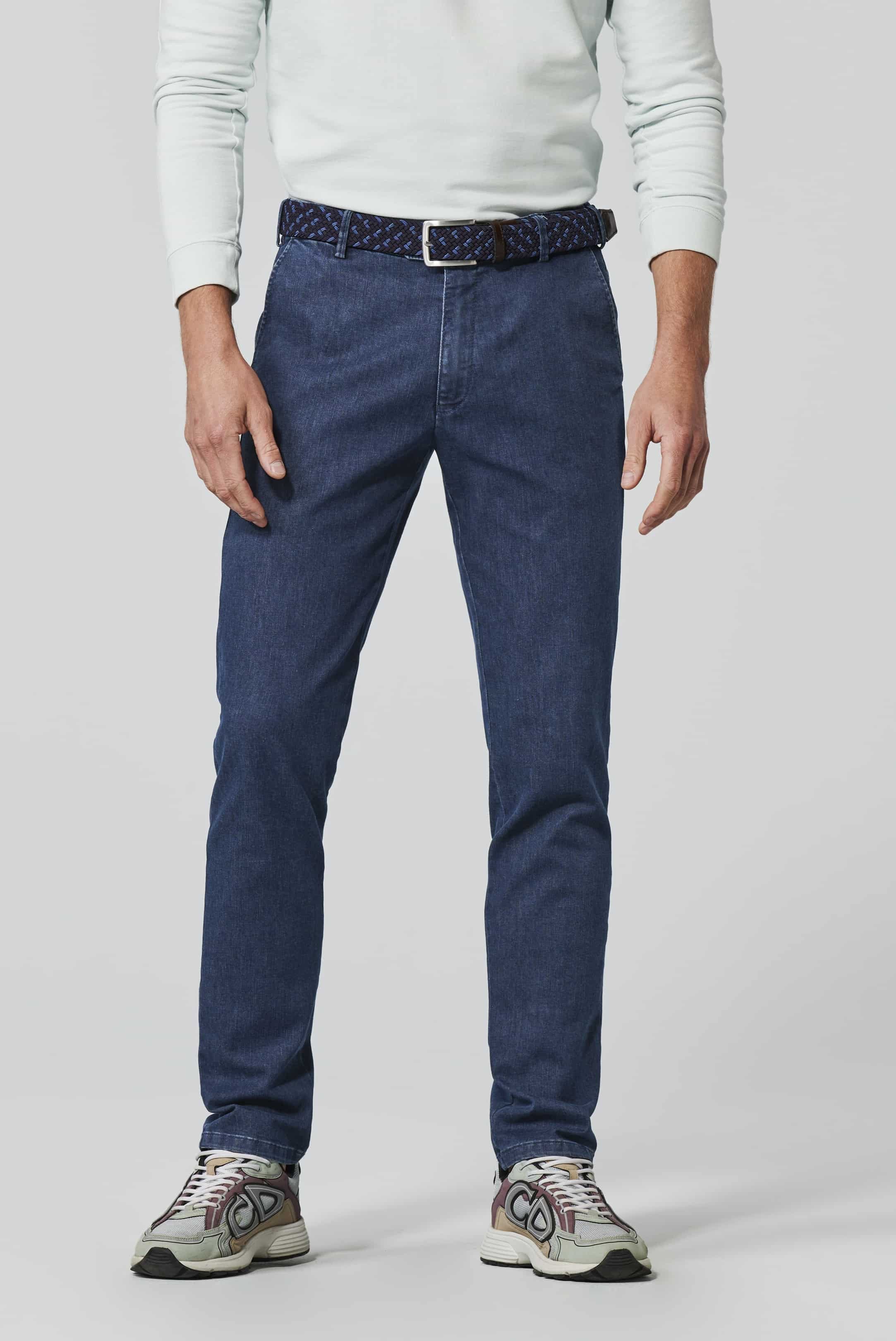 5-Pocket-Jeans MEYER OSLO dark stone 1-4175-18 - COOLMAX LIGHT DENIM