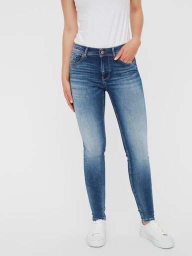 Vero Moda Skinny-fit-Jeans VMLUX MR SLIM, Klassische 5-Pocket Jeans von VERO  MODA