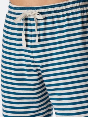 Schiesser Pyjama mit Knopfleiste - Casual Nightwear (2 tlg) schlafanzug schlafmode bequem