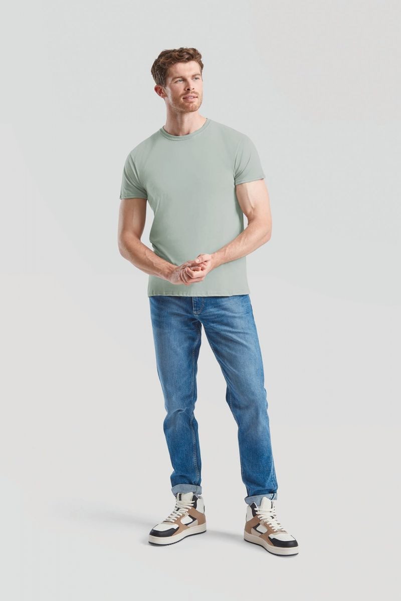 Fruit of the Loom Rundhalsshirt Herren Iconic T, 100% gekämmte, ringgesponnene Baumwolle