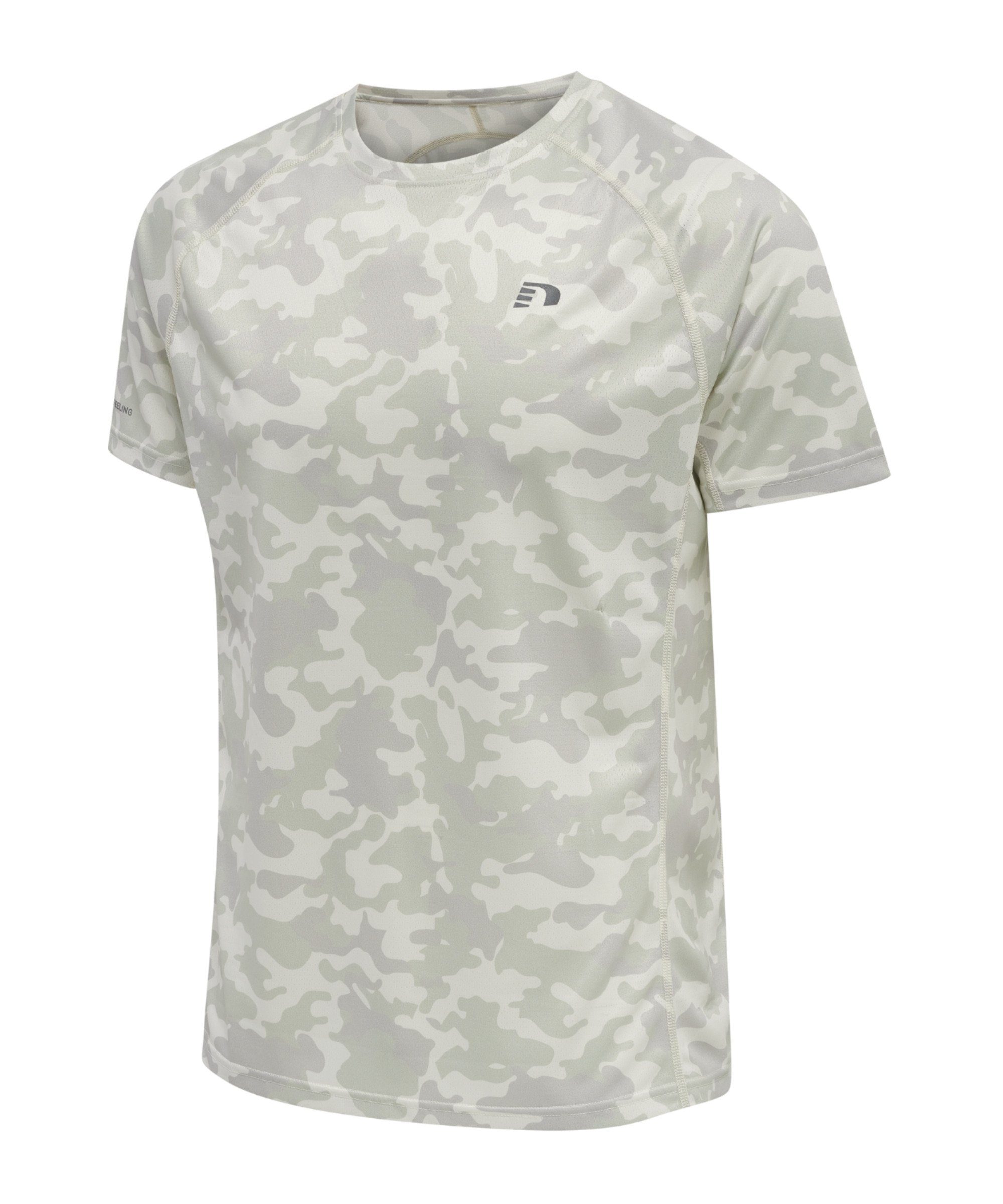 NewLine T-Shirt Newline T-Shirt Running Beige Kurzarm-Shirts Polyester