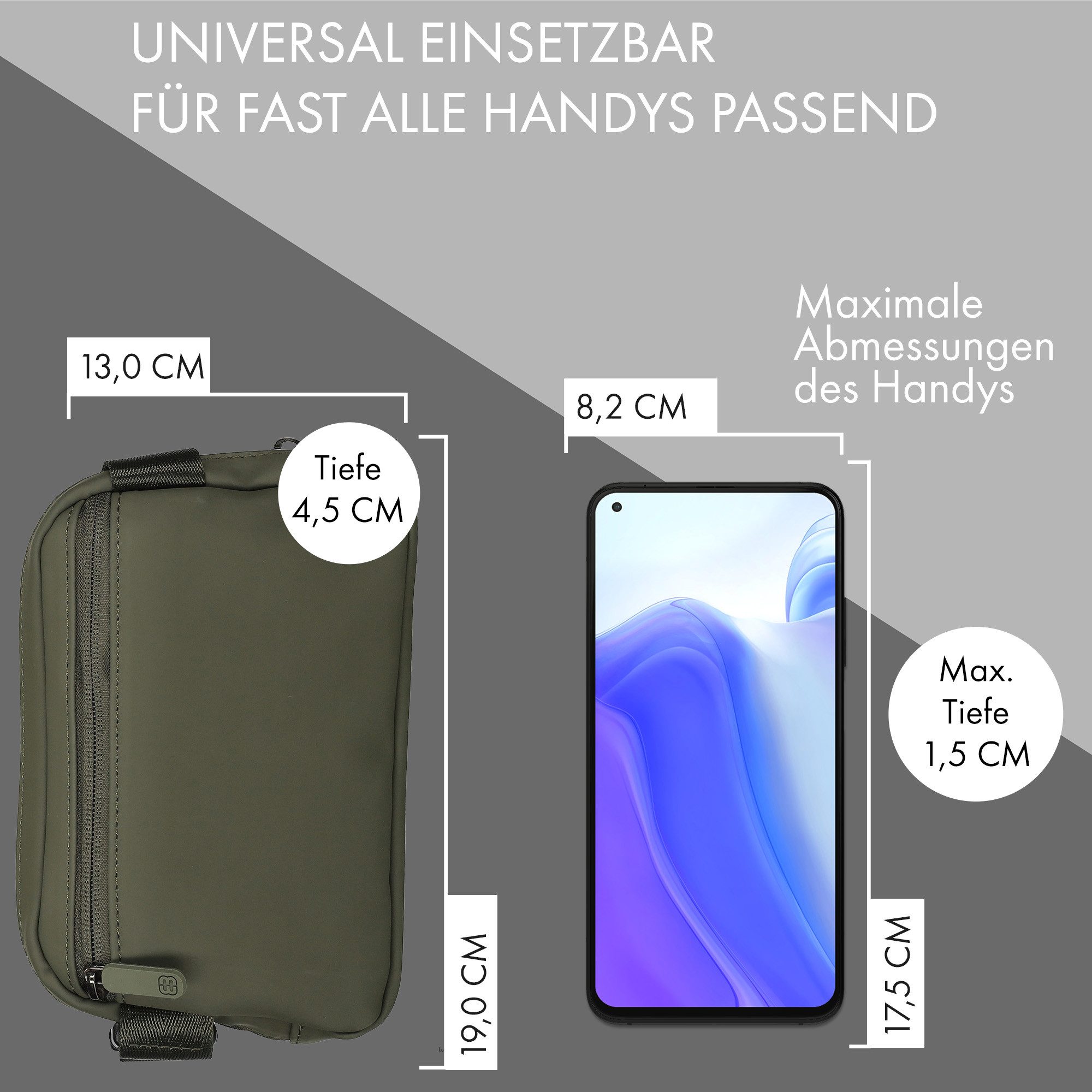 Enrico Benetti Gürteltasche Hipbag Damen Umhängetasche Bauchtasche Bodybag günstig online kaufen