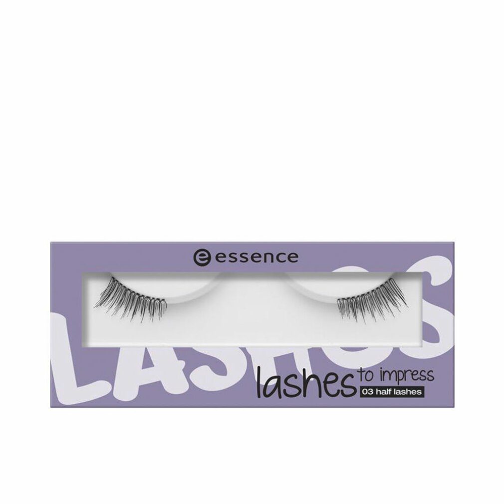 Essence Einzelwimpern Künstliche Wimpern To Impress 03 Half Lashes (1 Paar), 2 St