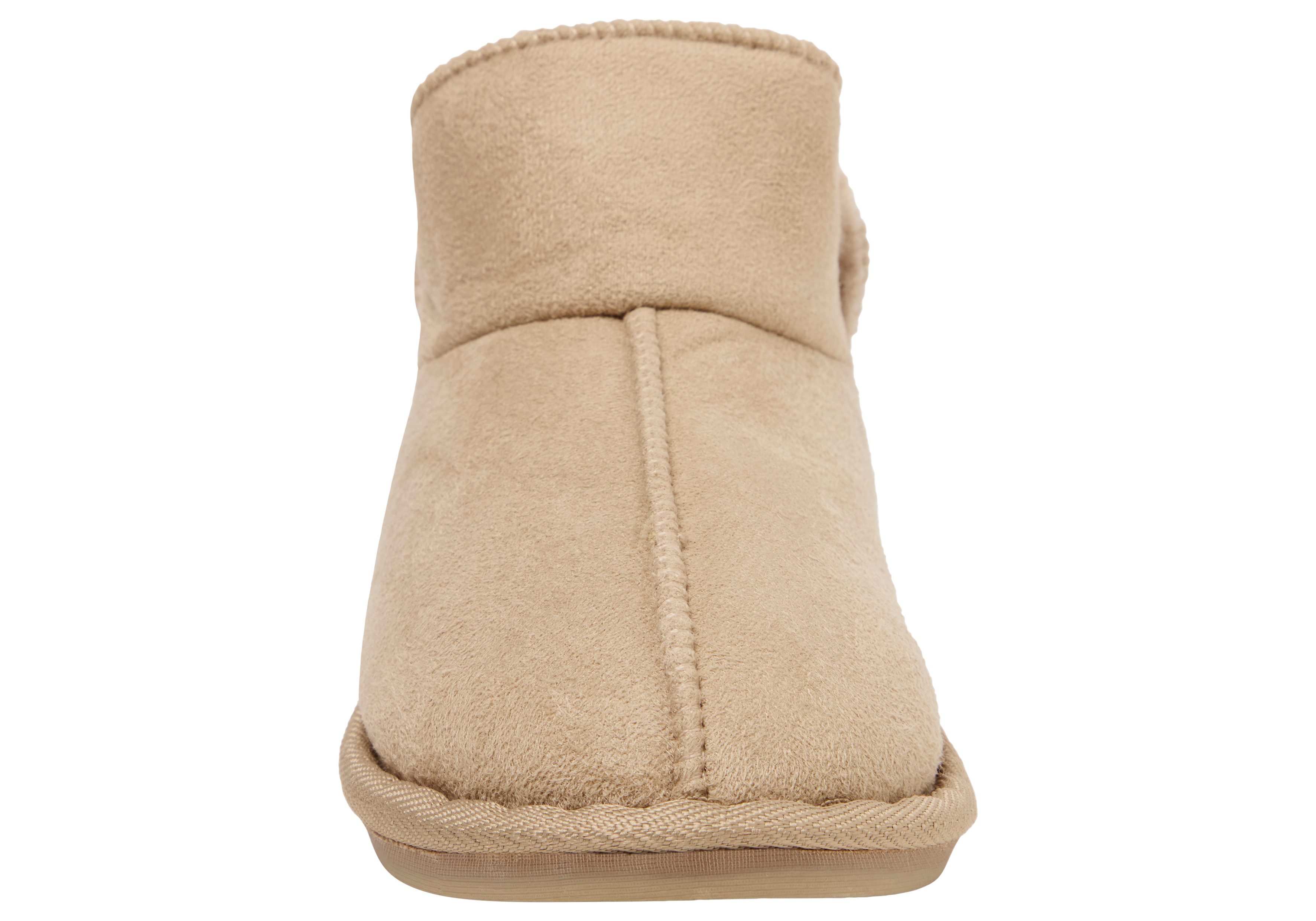 Apollo KINDER BOOTS Hausschuh mit Ziernähten