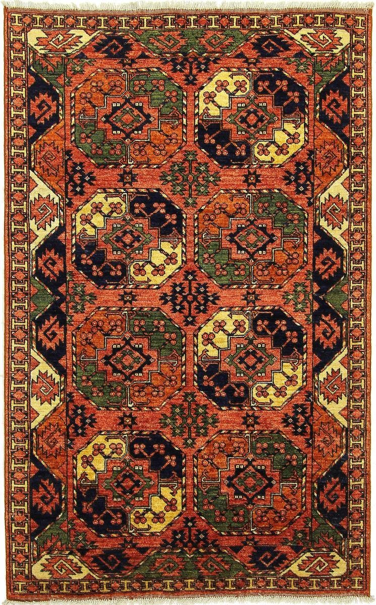 Orientteppich Afghan Ersari 122x196 Handgeknüpfter Orientteppich, Nain Trading, rechteckig, Höhe: 6 mm