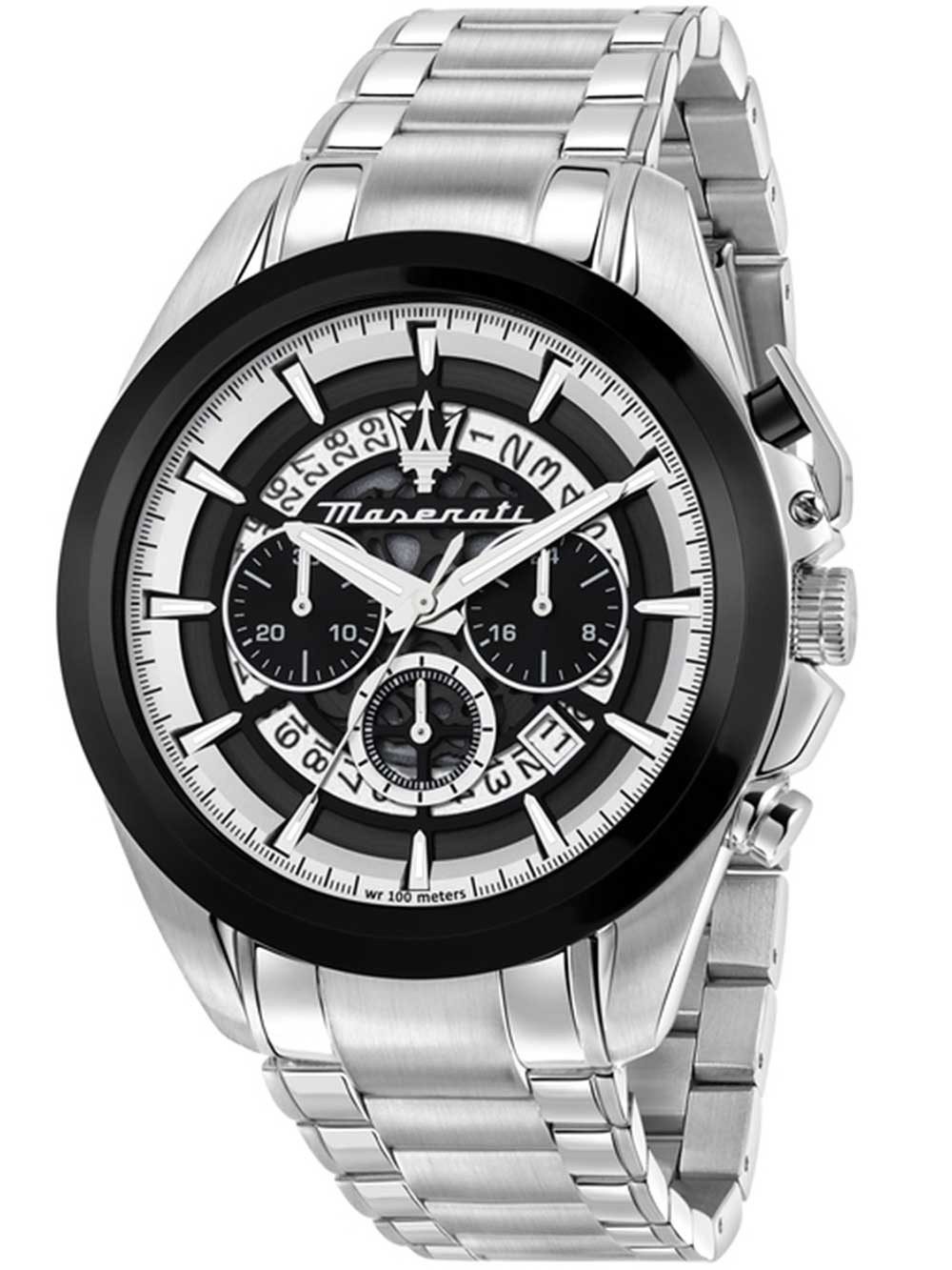 Quarzuhr Maserati R8873612059 Herrenuhr Traguardo Chronograph 45mm 10ATM Maserati R8873612059 Herrenuhr Traguardo Chronograph 45mm 10ATM