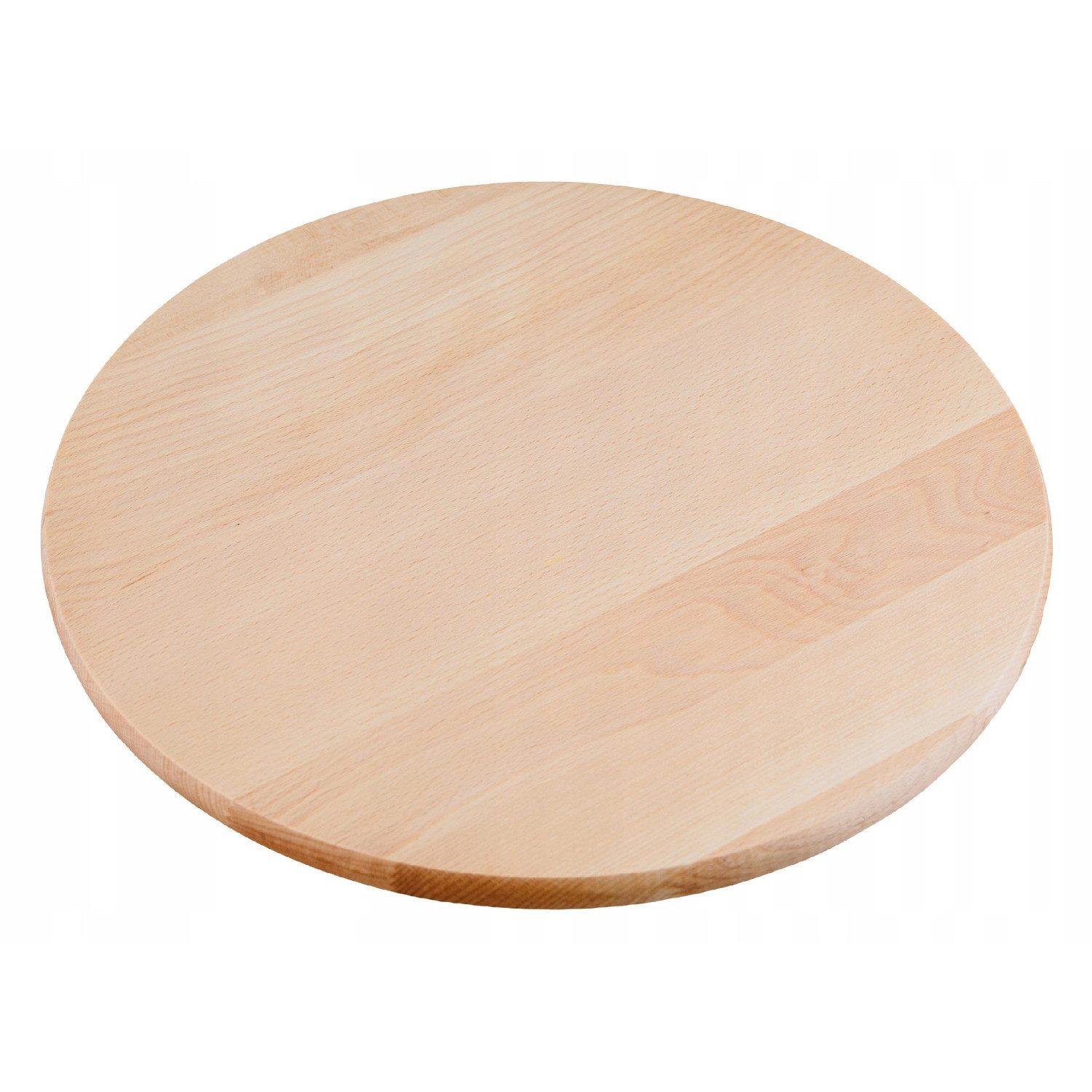 Practic Servierplatte Drehbare Holzplatte für Pizzastücke Ø 40 cm, Buchenholz, (1-tlg), zum Servieren von Snacks und Pizza, aus Buchenholz