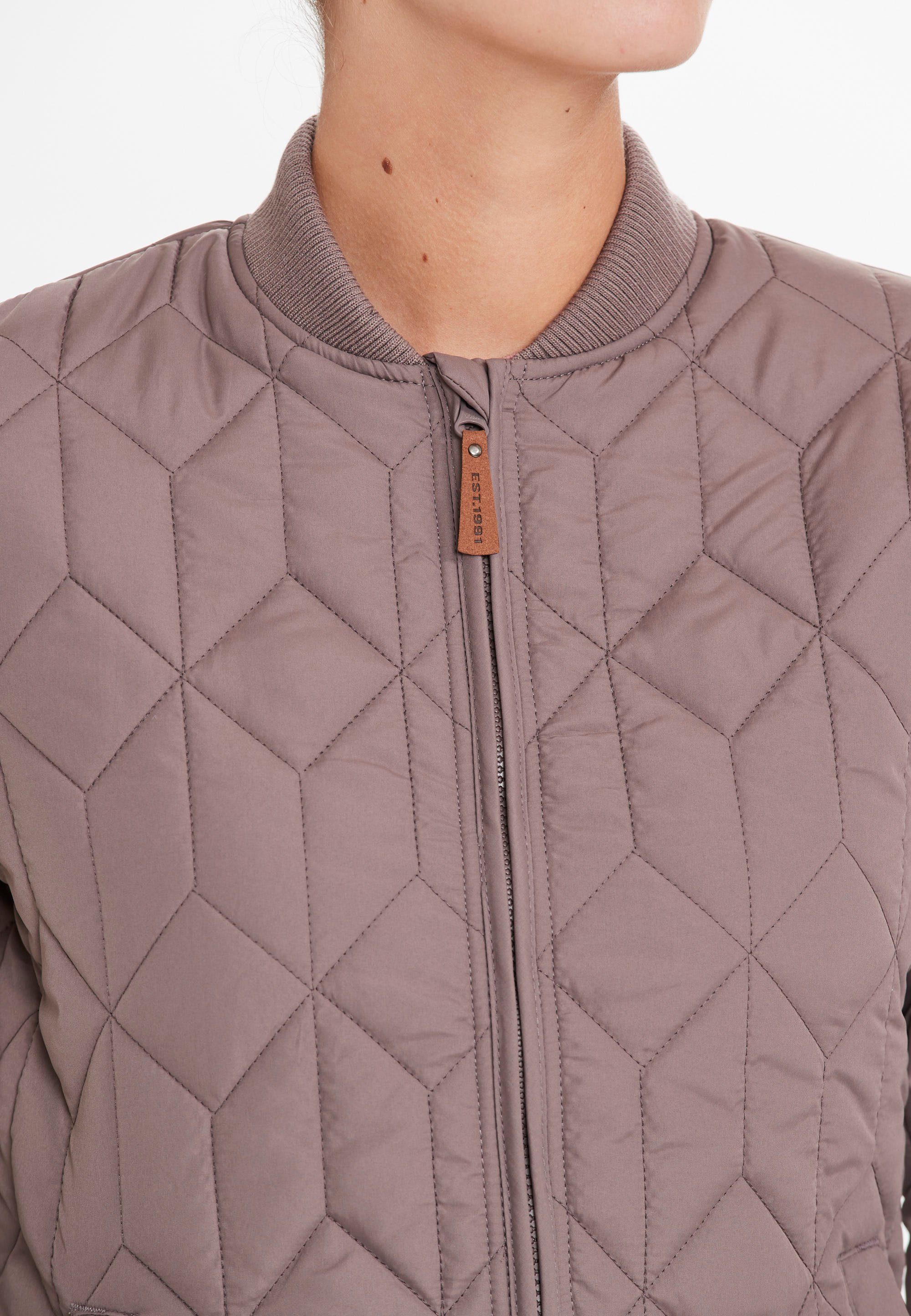 Outdoorjacke Bündchen mit REPORT grau elastischen WEATHER Piper