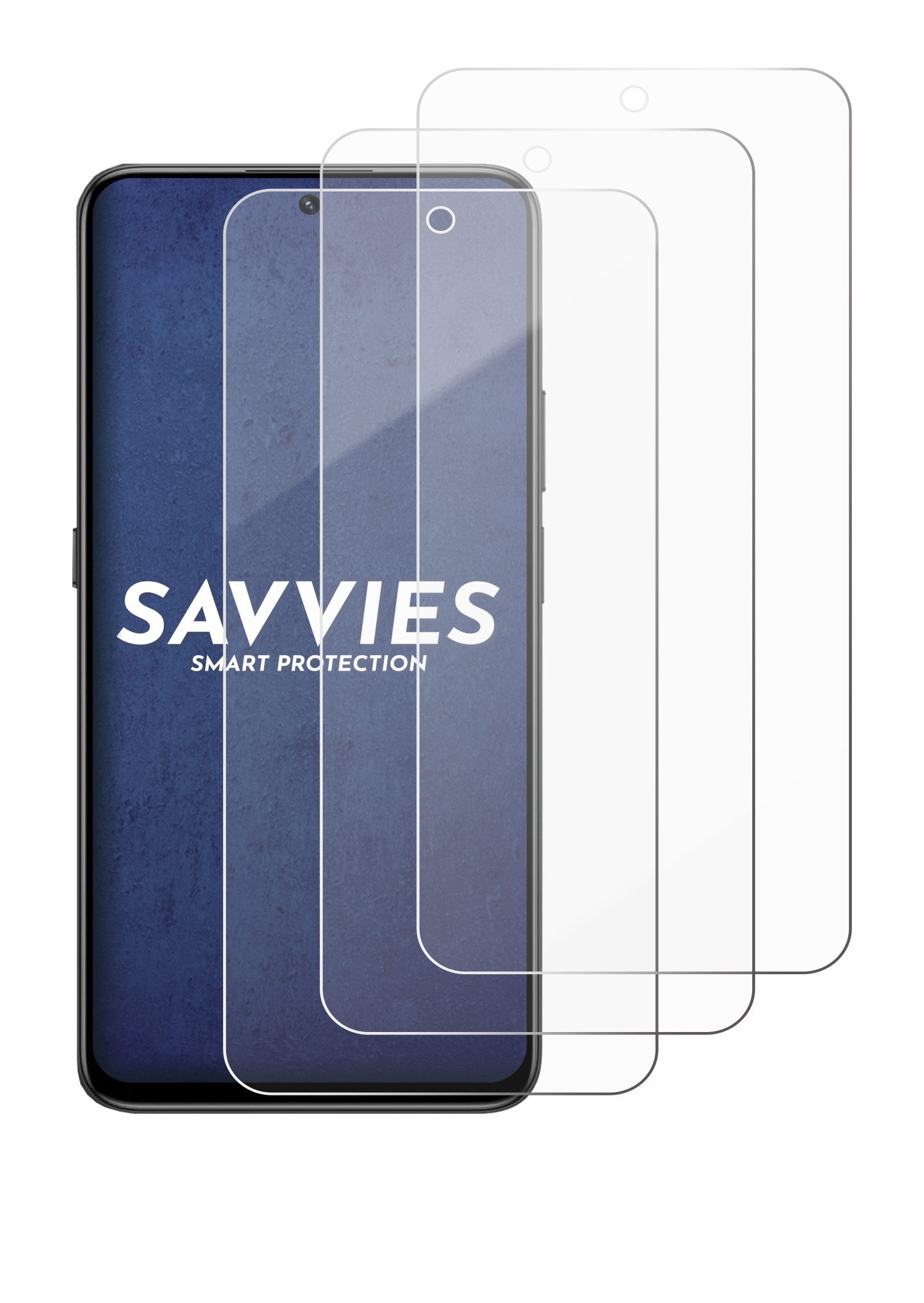Savvies Displayschutzglas Schutzglas Panzer für Honor 400 Smart 4G, 3 Stück, Schutzfolie Display Schutz Glas Folie klar – Bild 2 von 5