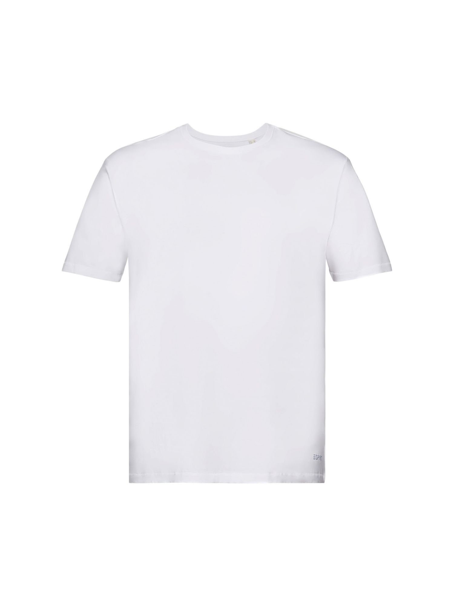 edc by Esprit T-Shirt Jersey-T-Shirt mit Print hinten, 100 % Baumwolle (1-tlg) WHITE