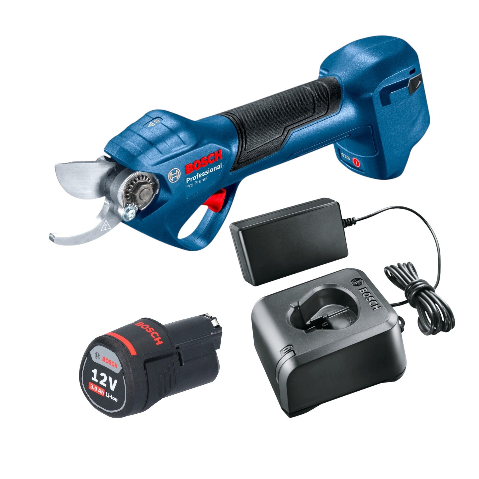 Bosch Professional Akku-Astschere Pro Pruner Professional 12 V + 1x Akku 3,0 Ah + Ladegerät