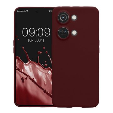 kwmobile Handyhülle Hülle für OnePlus Nord 3 5G, Backcover Silikon - Soft Handyhülle - Handy Case in Tawny Red