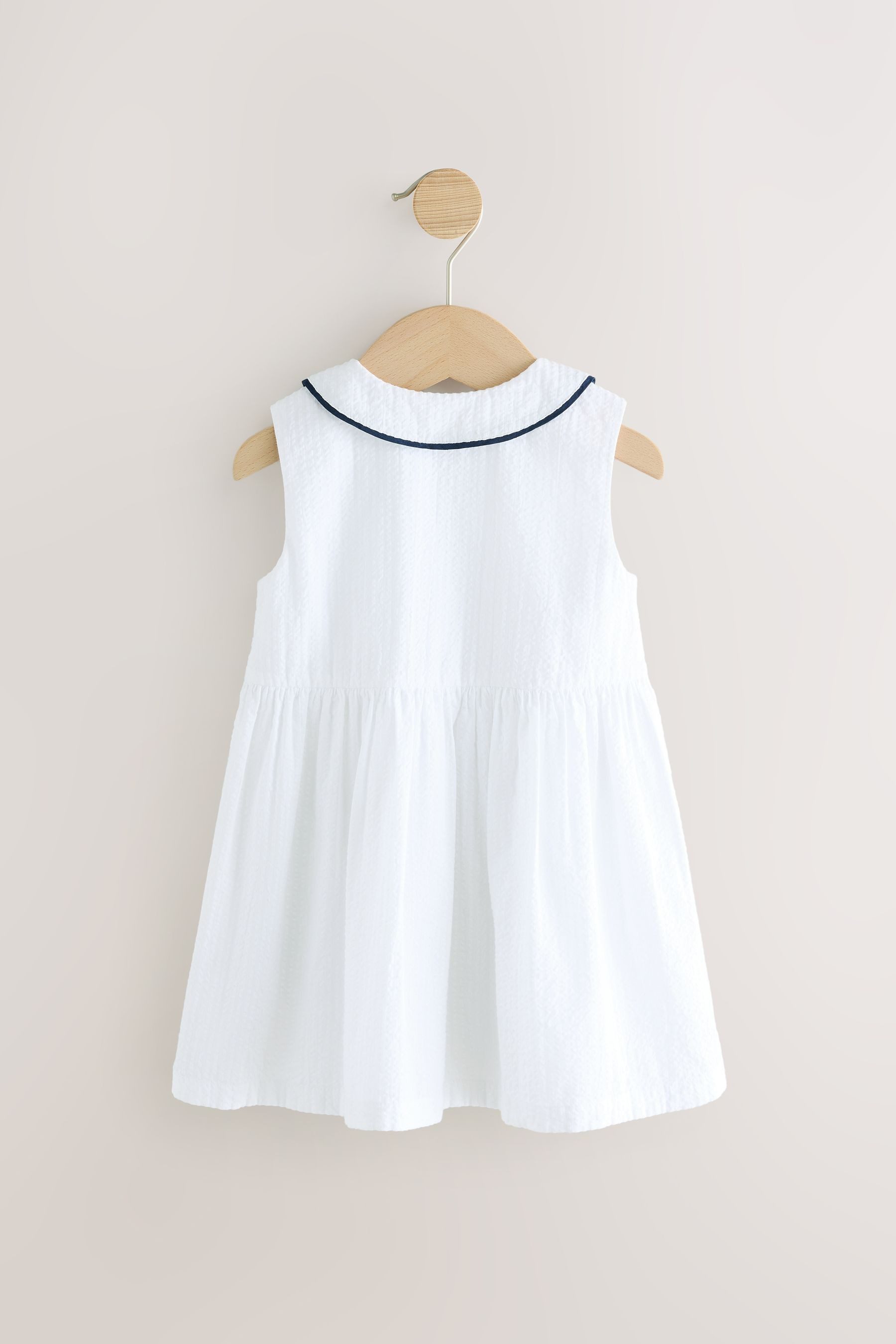 Next Sommerkleid Ärmelloses Kleid mit Kragen günstig online kaufen