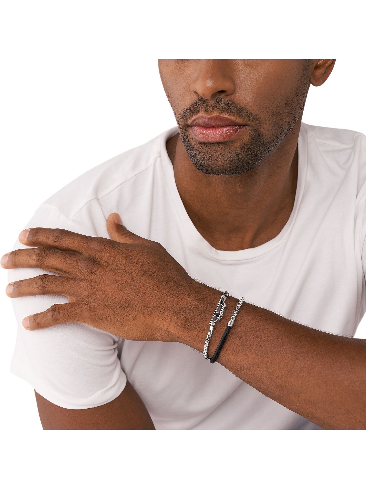 Diesel Edelstahlarmband Diesel Herren-Ar...