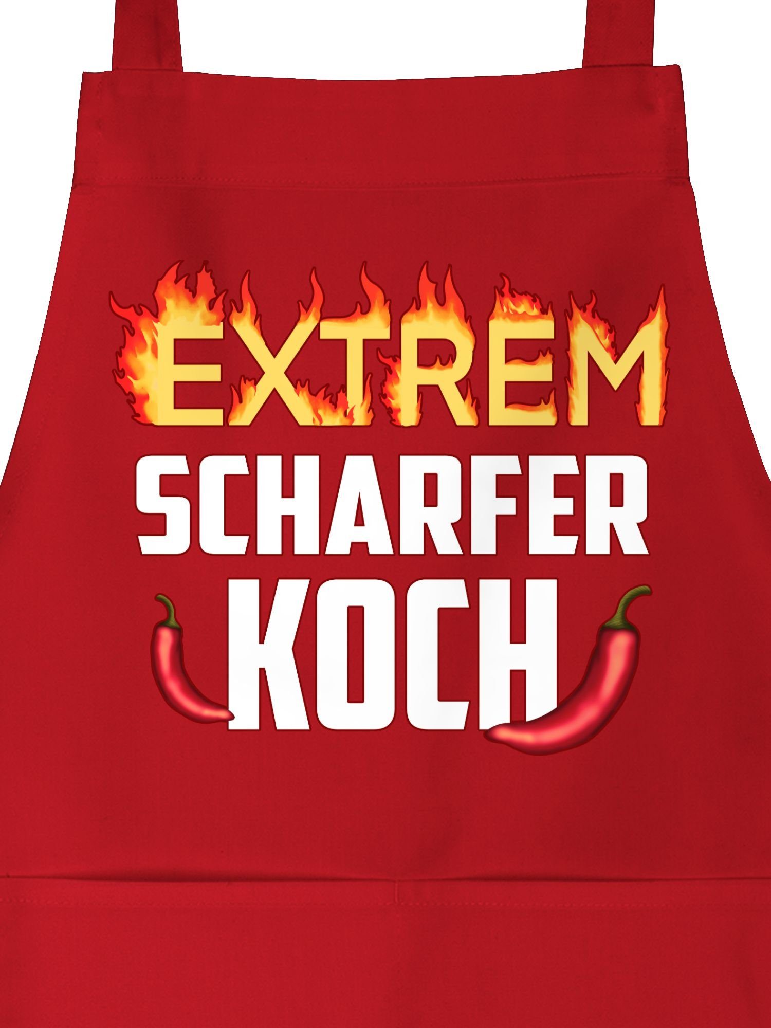 Shirtracer Kochschürze Extrem scharfer Koch Küchenschürze zum Kochen