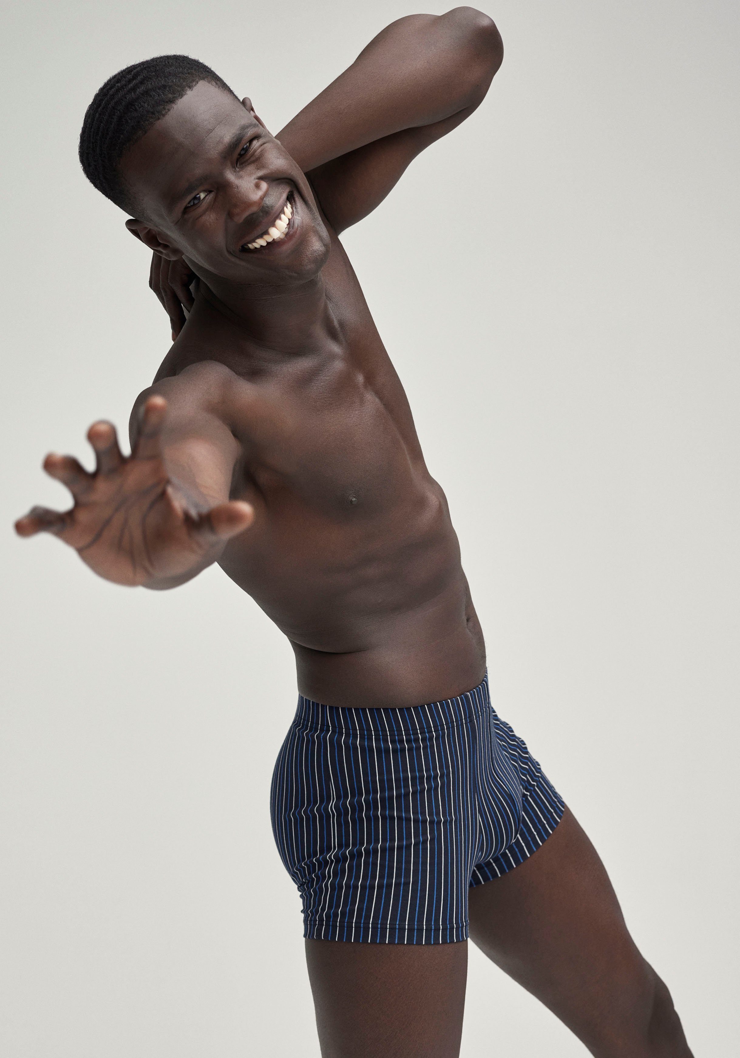 CALIDA Boxershorts Cotton Code softer Webgummibund, Single Jersey-Qualität, elastisch
