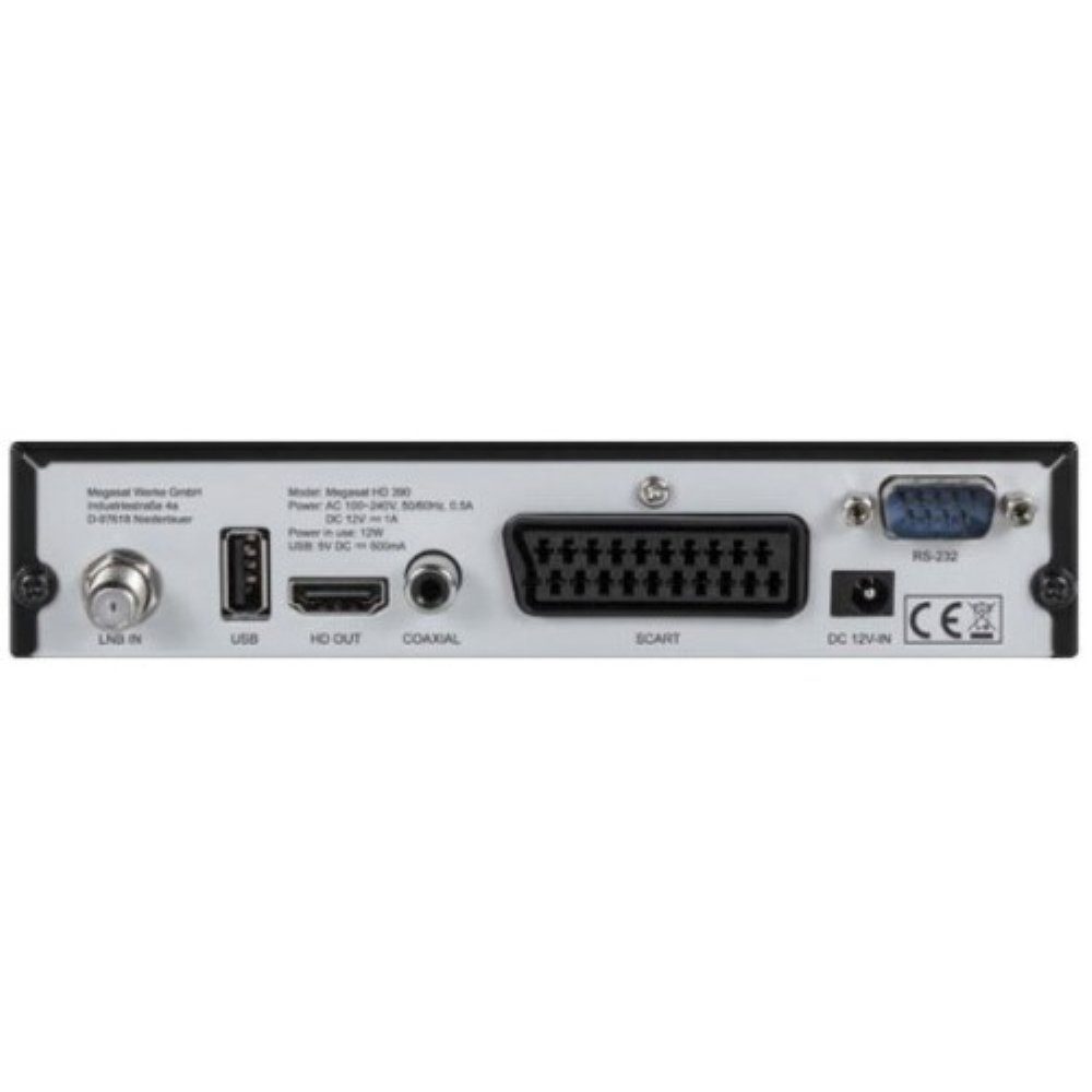 - HDTV HD 390 Megasat SAT-Receiver Sat Receiver