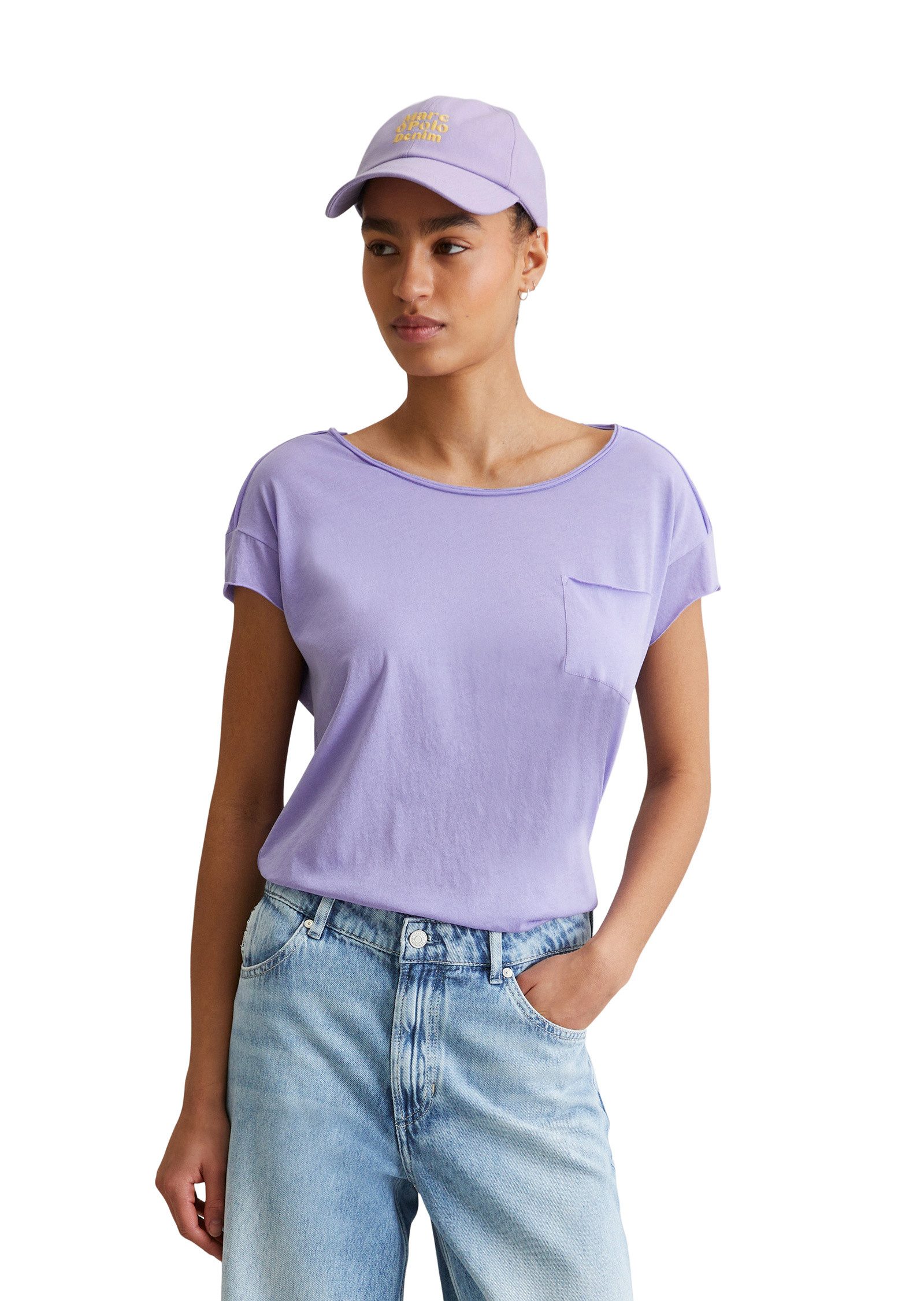 Marc O'Polo DENIM T-Shirt aus leichtem günstig online kaufen