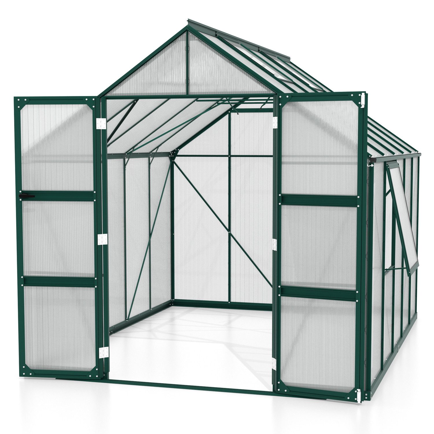 Vitavia Gewächshaus Olymp 8300, 6,00 mm Wandstärke grün | Rabatt: 29%