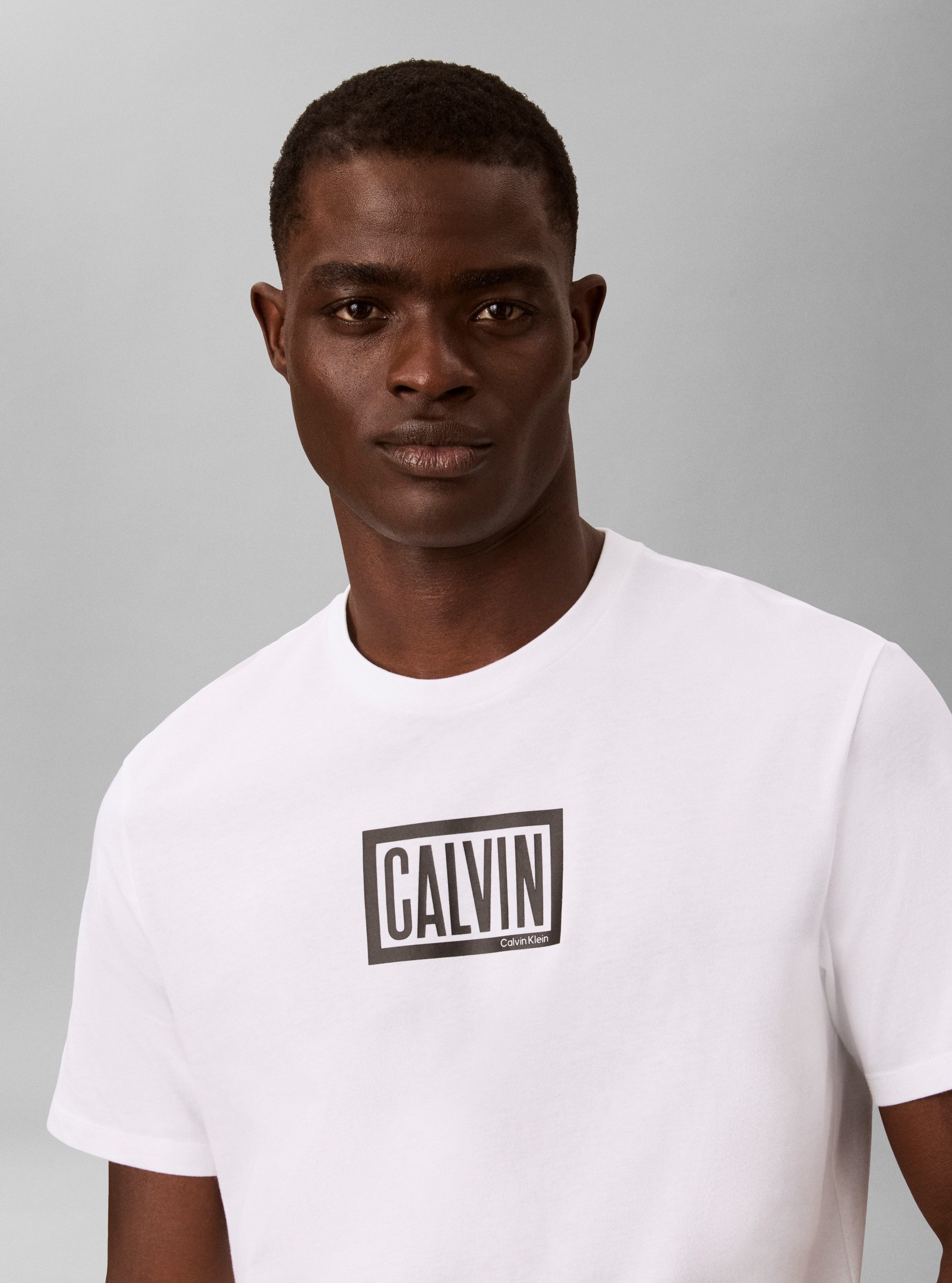 Calvin Klein Jeans T-Shirt BOXED CALVIN GRAPHIC TEE Regular fit, Druck – Bild 2 von 5