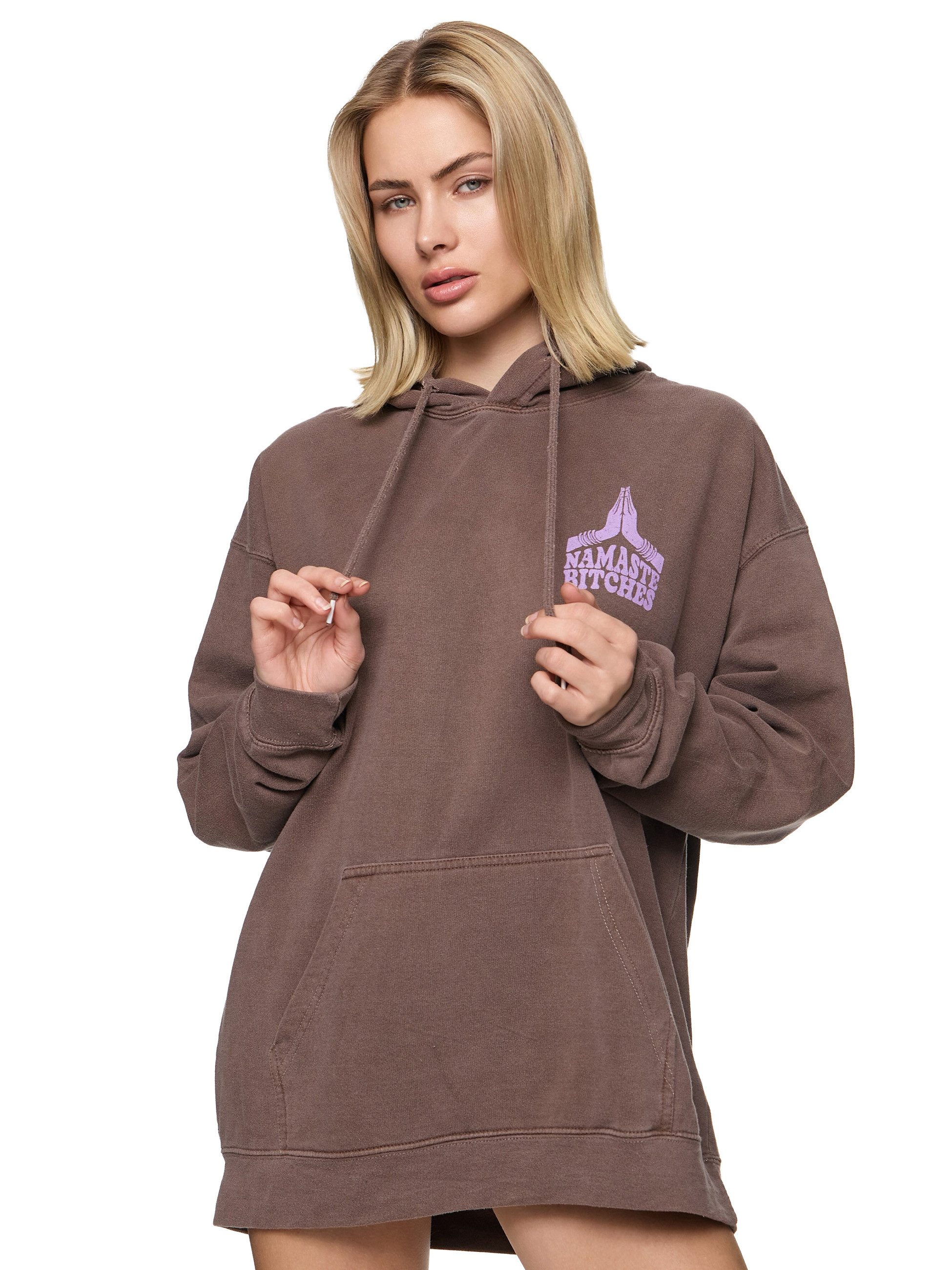 Worldclassca Hoodie Worldclassca Oversized Hoodie NAMASTE Kapuzenpullover S günstig online kaufen