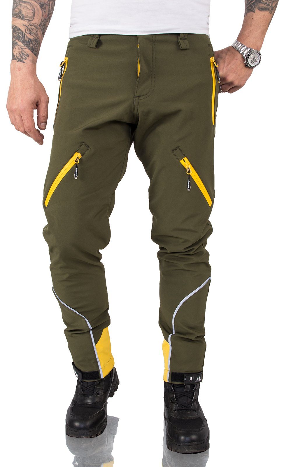 Rock Creek Softshellhose Herren Softshellhose Wanderhose H-233