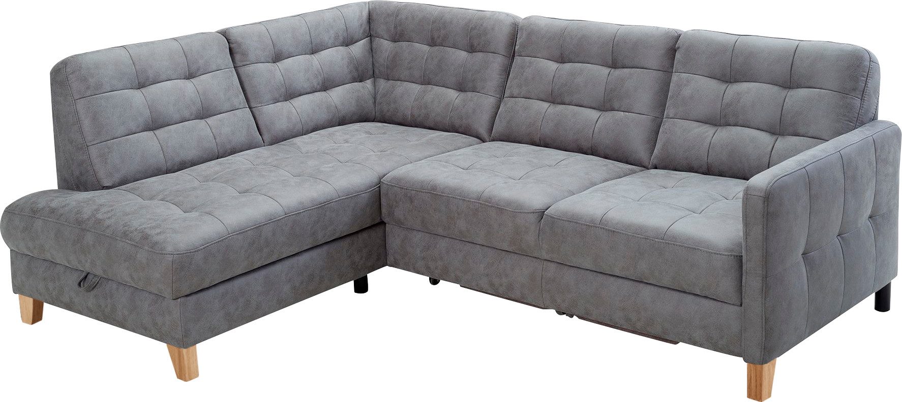 exxpo - sofa fashion Ecksofa Bettfunktion vielen Bettkasten, mit in Elio, wahlweise Bezugsqualitäten und