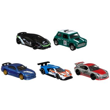 Mattel® Spielzeug-Rennwagen Mattel HFF49 - HotWheels Premium - Forza Motorsport - 5er-Pack Rennfah