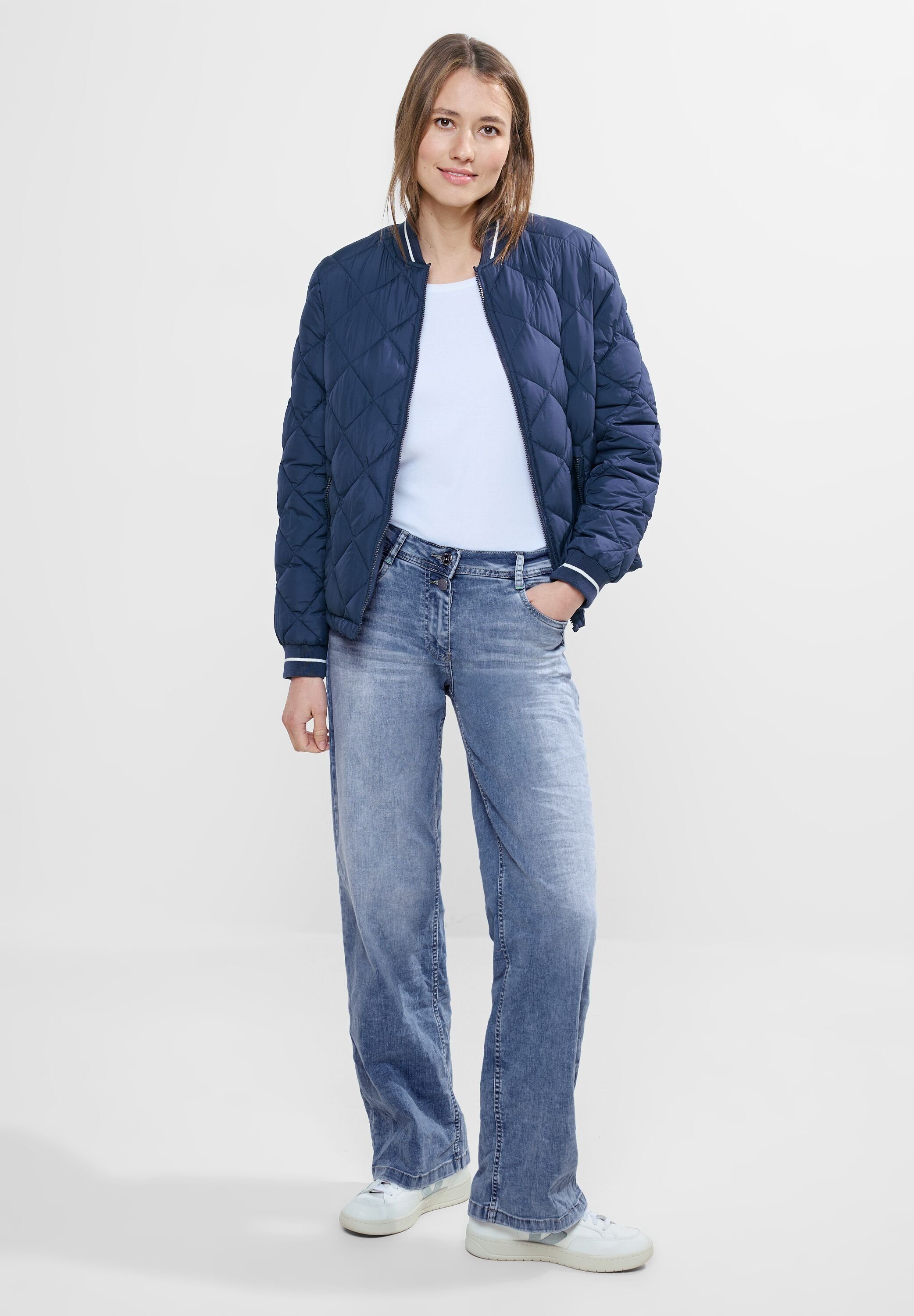 CECIL Gerade Jeans High Waist