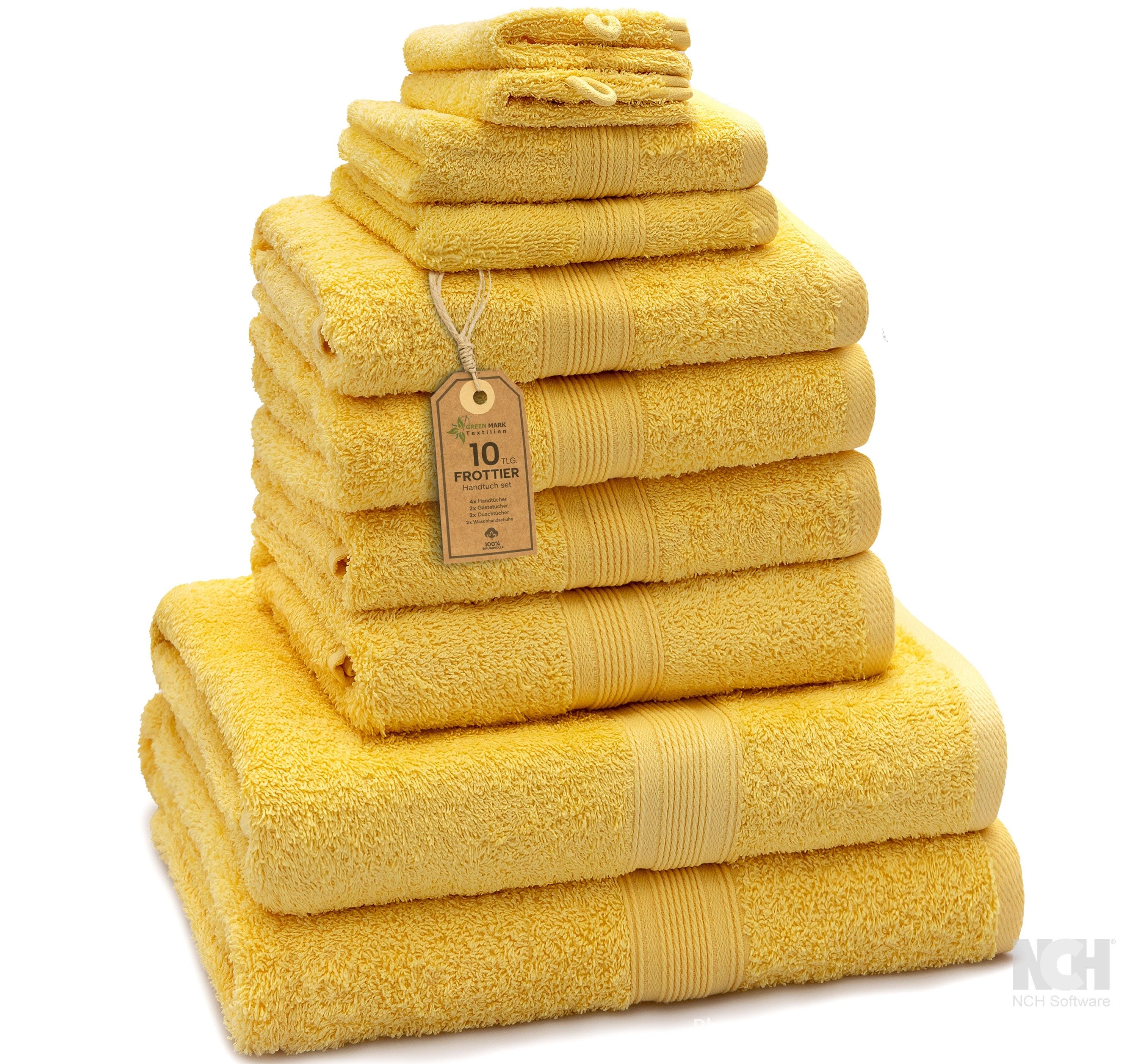 NatureMark Handtuch Set 10 tlg. Frottier günstig online kaufen