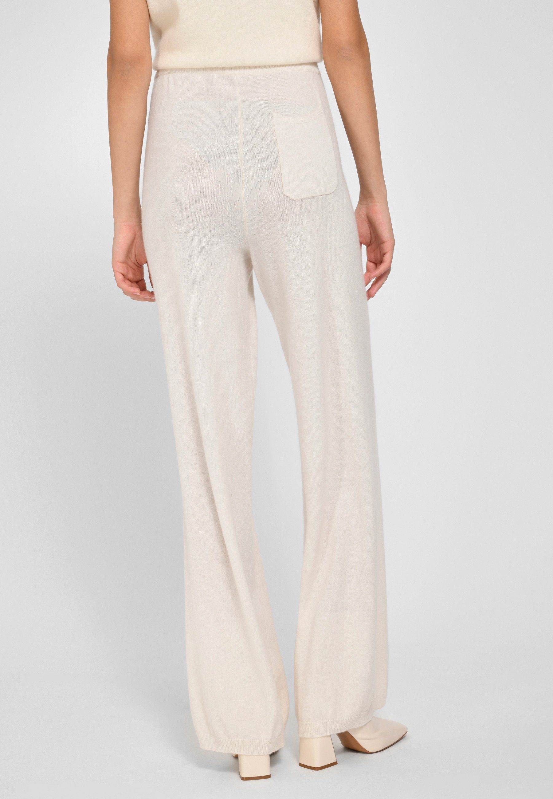 include Stretch-Hose Cashmere wollweiss