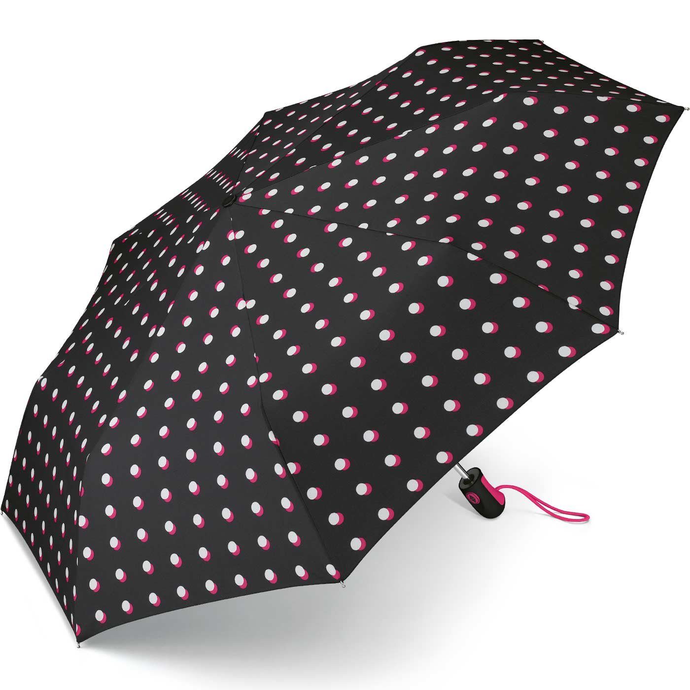 Design Eyecatcher Schirm das besondere schöner Damen mit Esprit Auf-Zu Taschenregenschirm Automatik, schwarz für als
