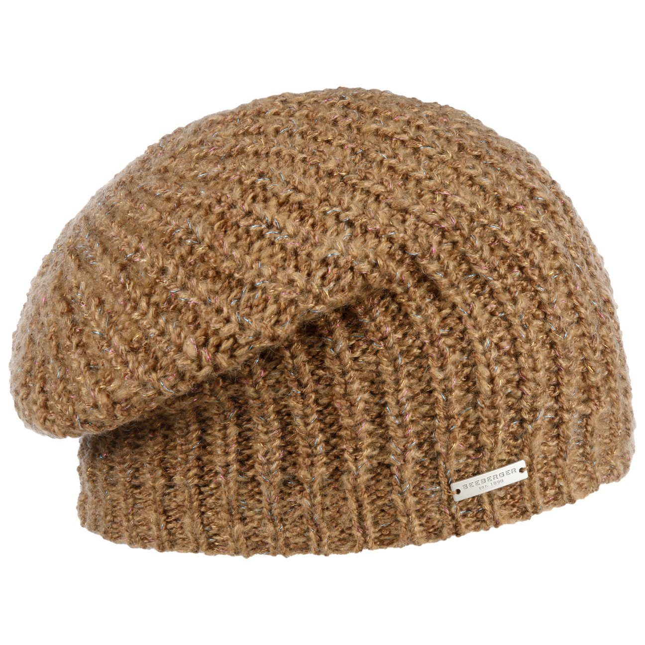 Seeberger Beanie (1-St) Strickmütze mit rost Futter