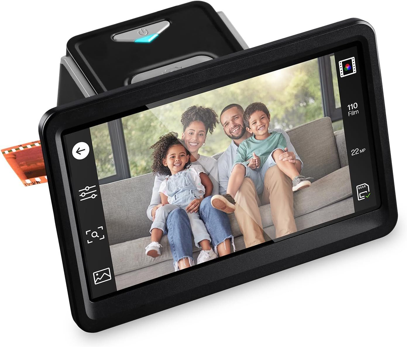 Zink HP FilmScan 7-Zoll-Touchscreen-Filmscanner Dia/Negativ -Scanner