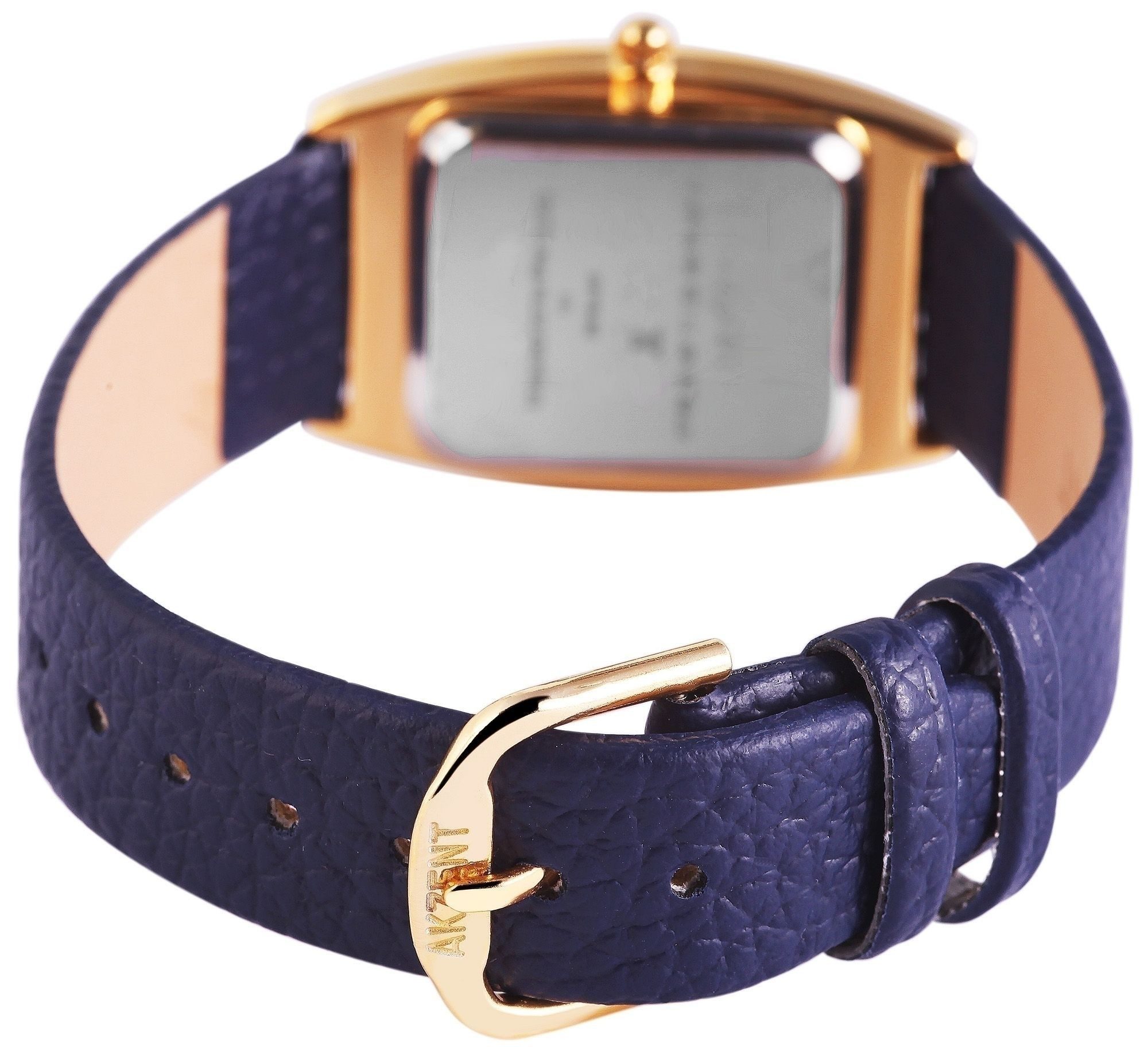 AKZENT Quarzuhr 3 ATM, Damenuhr Lederimitat