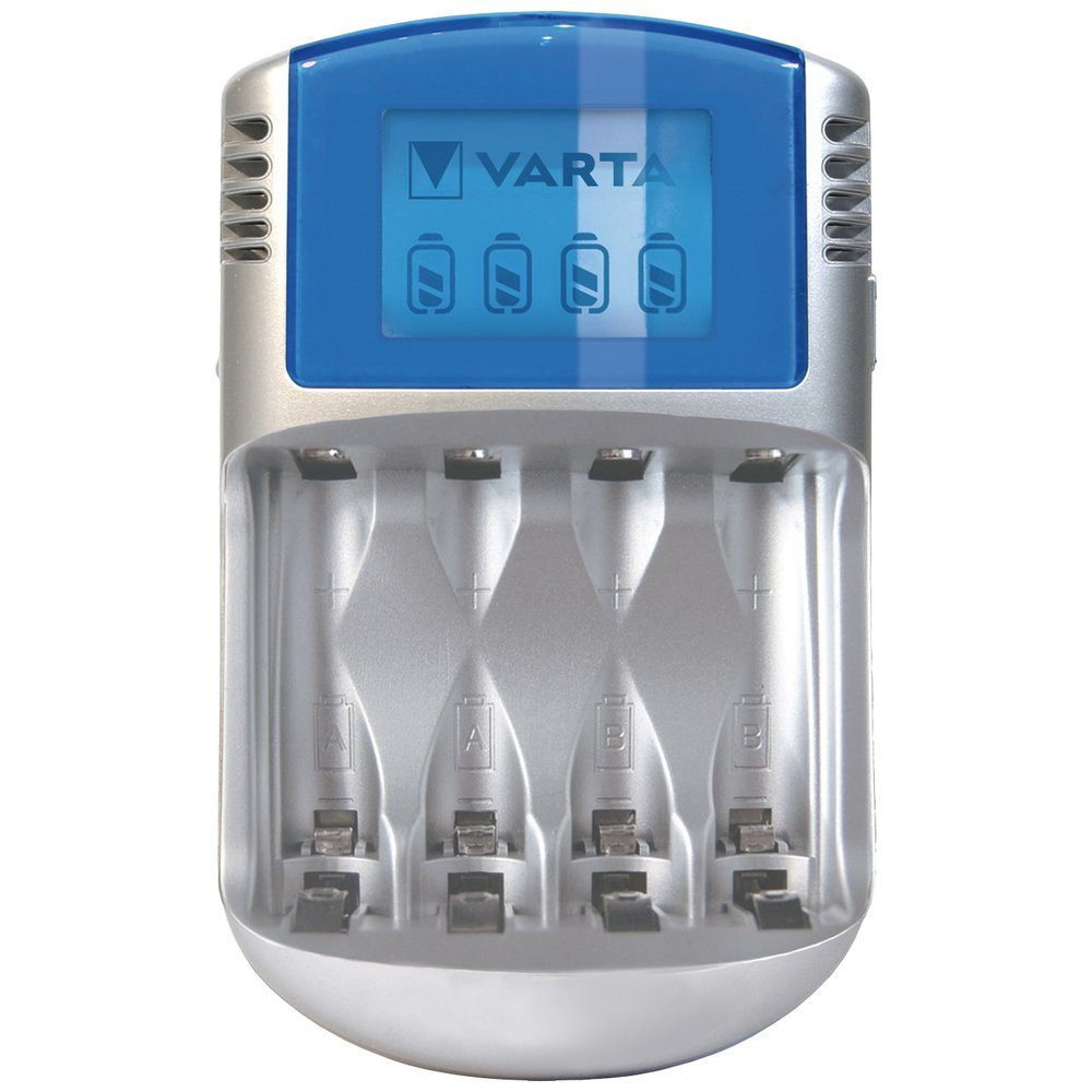 VARTA Varta LCD Charger 4x5716 & 12V & USB Rundzellen-Ladegerät NiMH Micro (Rundzellen-Lader