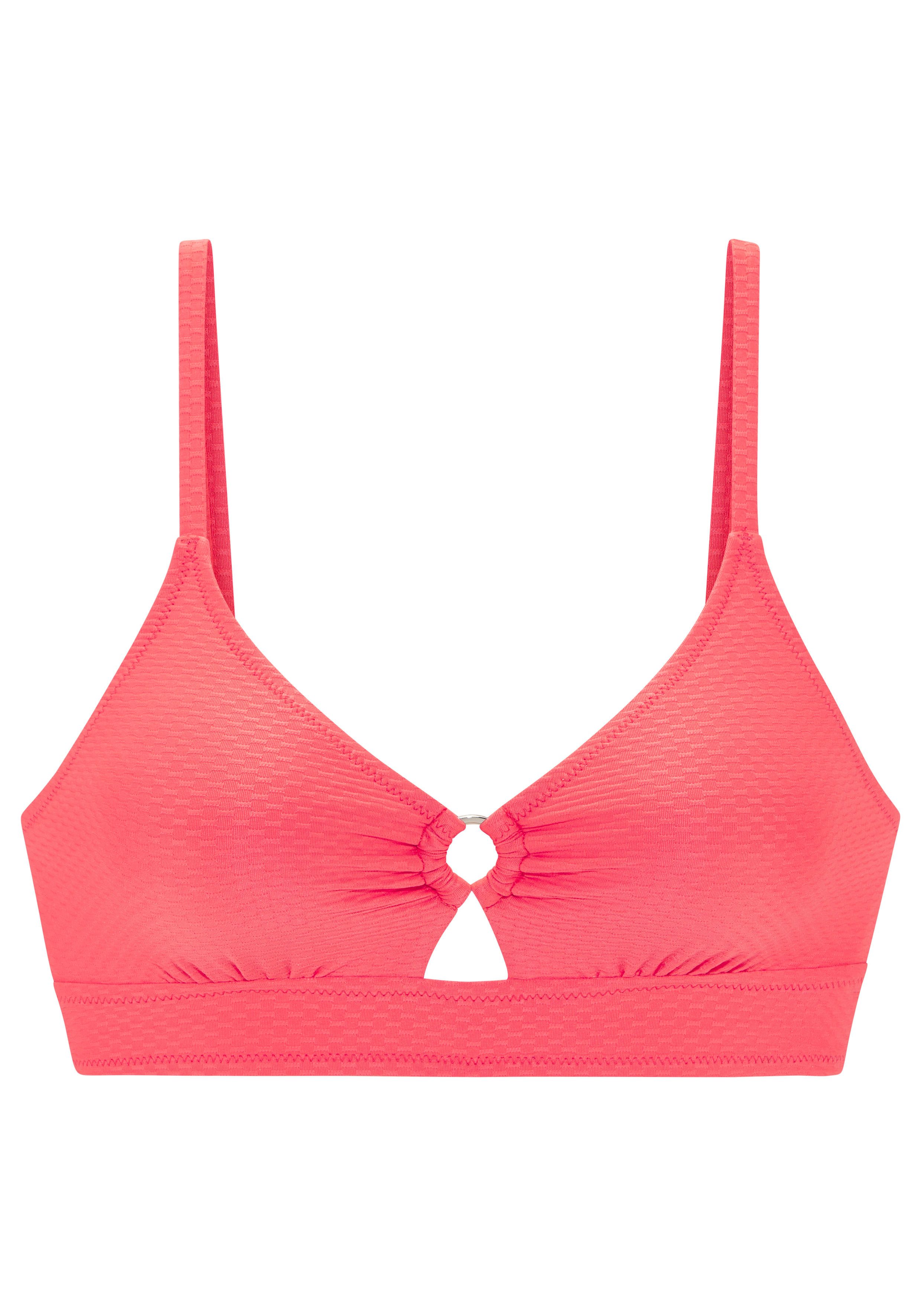 Bruno Banani Triangel-Bikini-Top Kiara, Mit Zierring zwischen den Cups